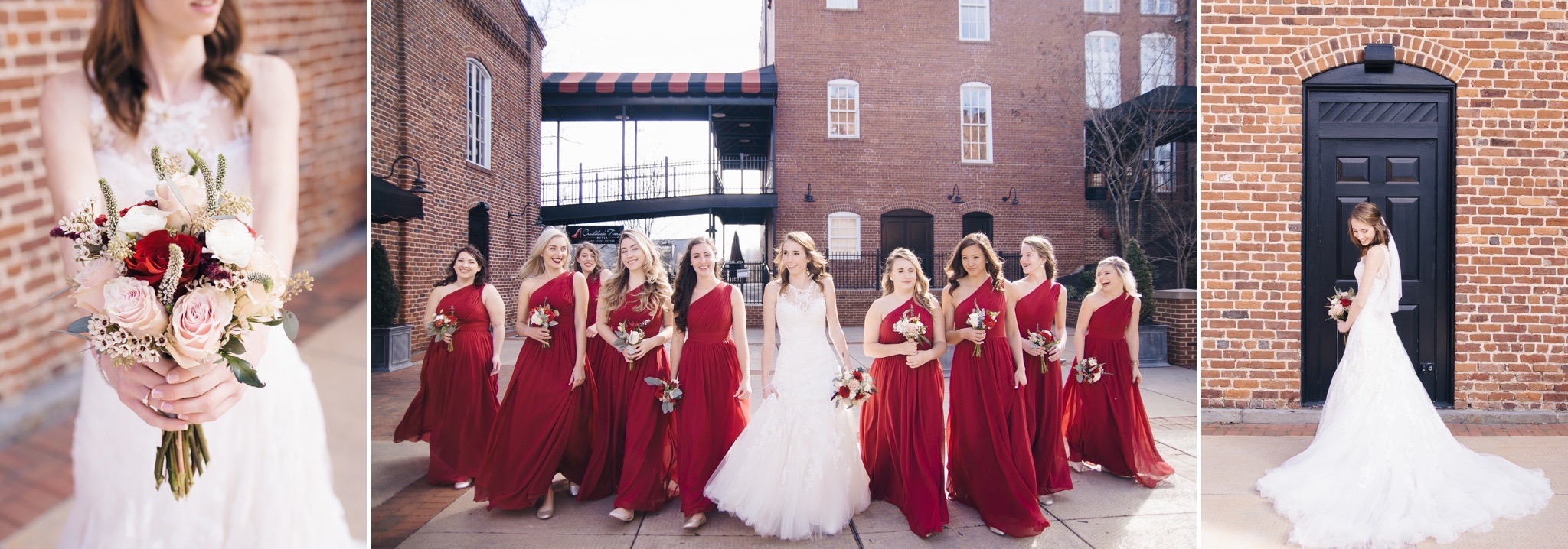 rustic chic wedding at city view terrace view by the james and craddock terry hotel downtown lynchburg va by jonathan hannah photography