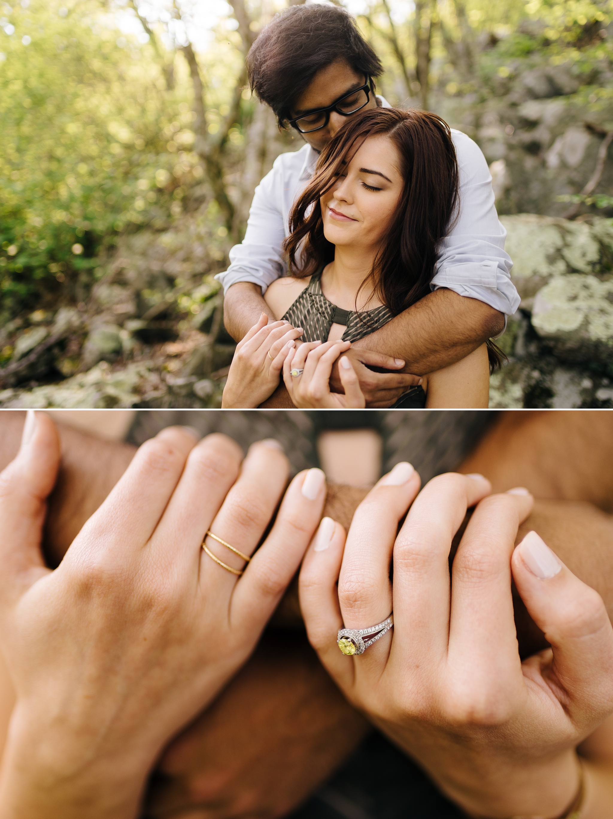 little stony man mountain engagement session shenandoah national park luray virginia jonathan hannah photography