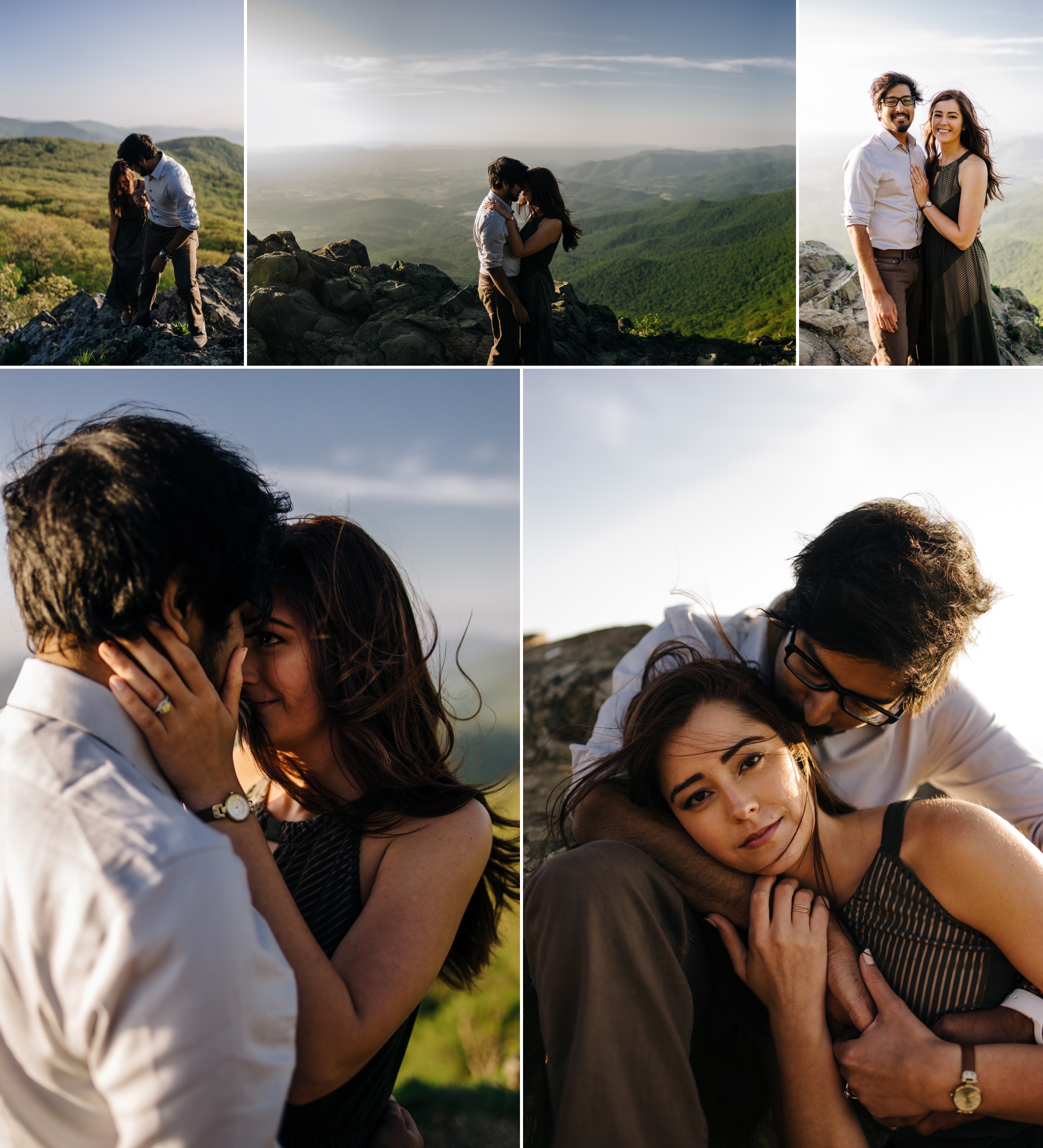 little stony man mountain engagement session shenandoah national park luray virginia jonathan hannah photography