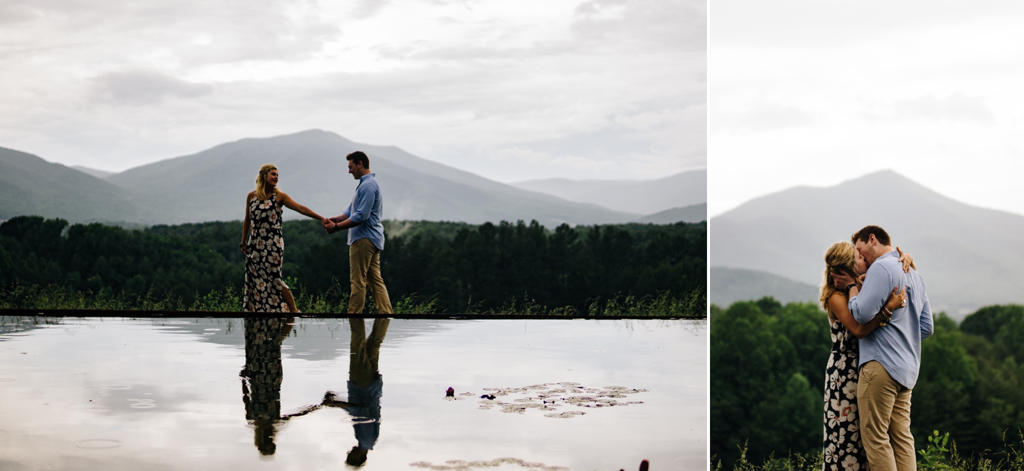 engagement session claytor nature study center bedford lynchburg virginia peaks of otter blue ridge mountains