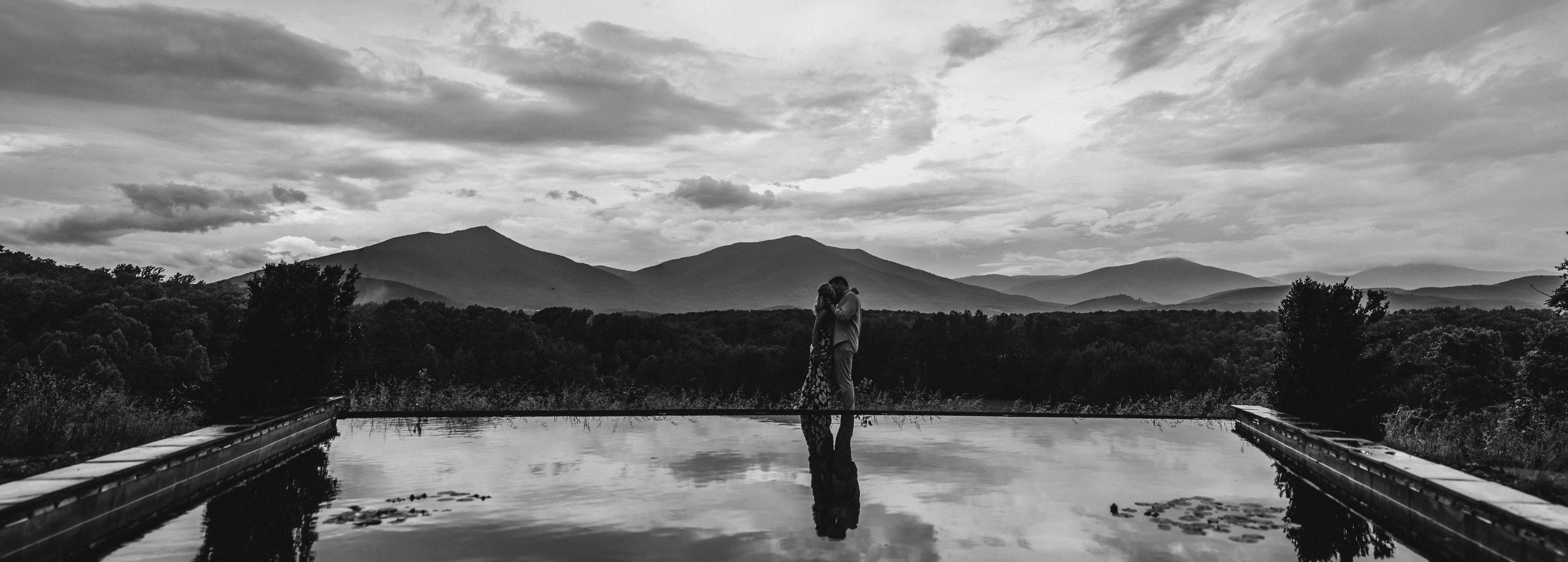 engagement session claytor nature study center bedford lynchburg virginia peaks of otter blue ridge mountains