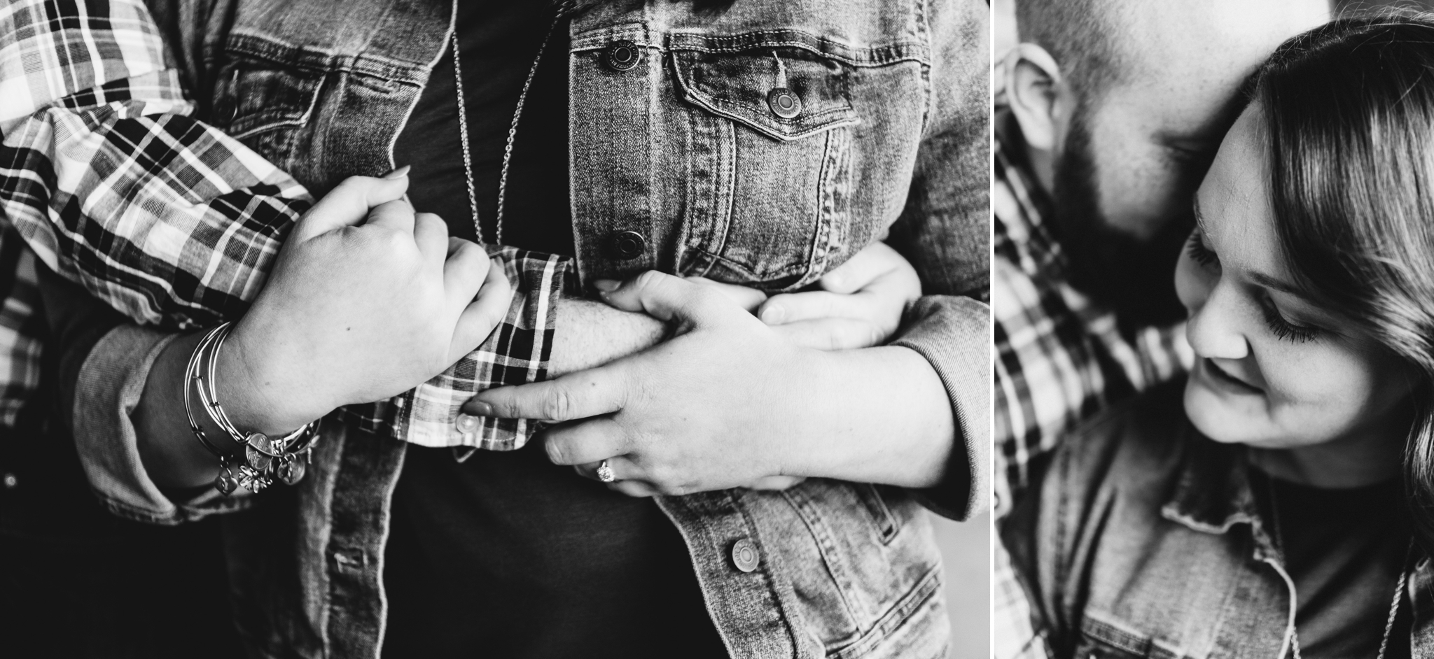 downtown lynchburg virginia engagement session by jonathan hannah photography