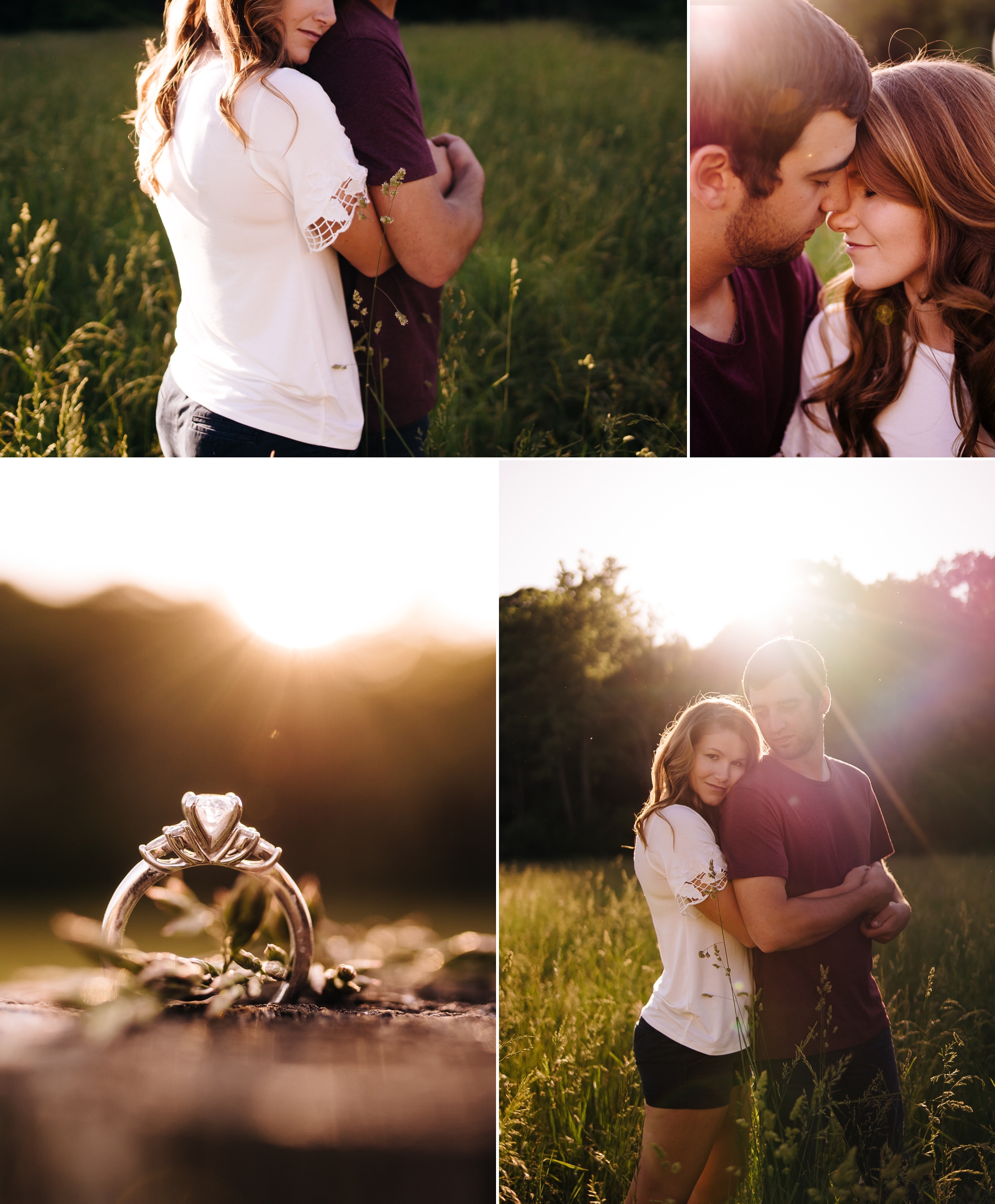 Virginia Mountain Top Engagement Lynchburg VA Jonathan Hannah Wedding Photography