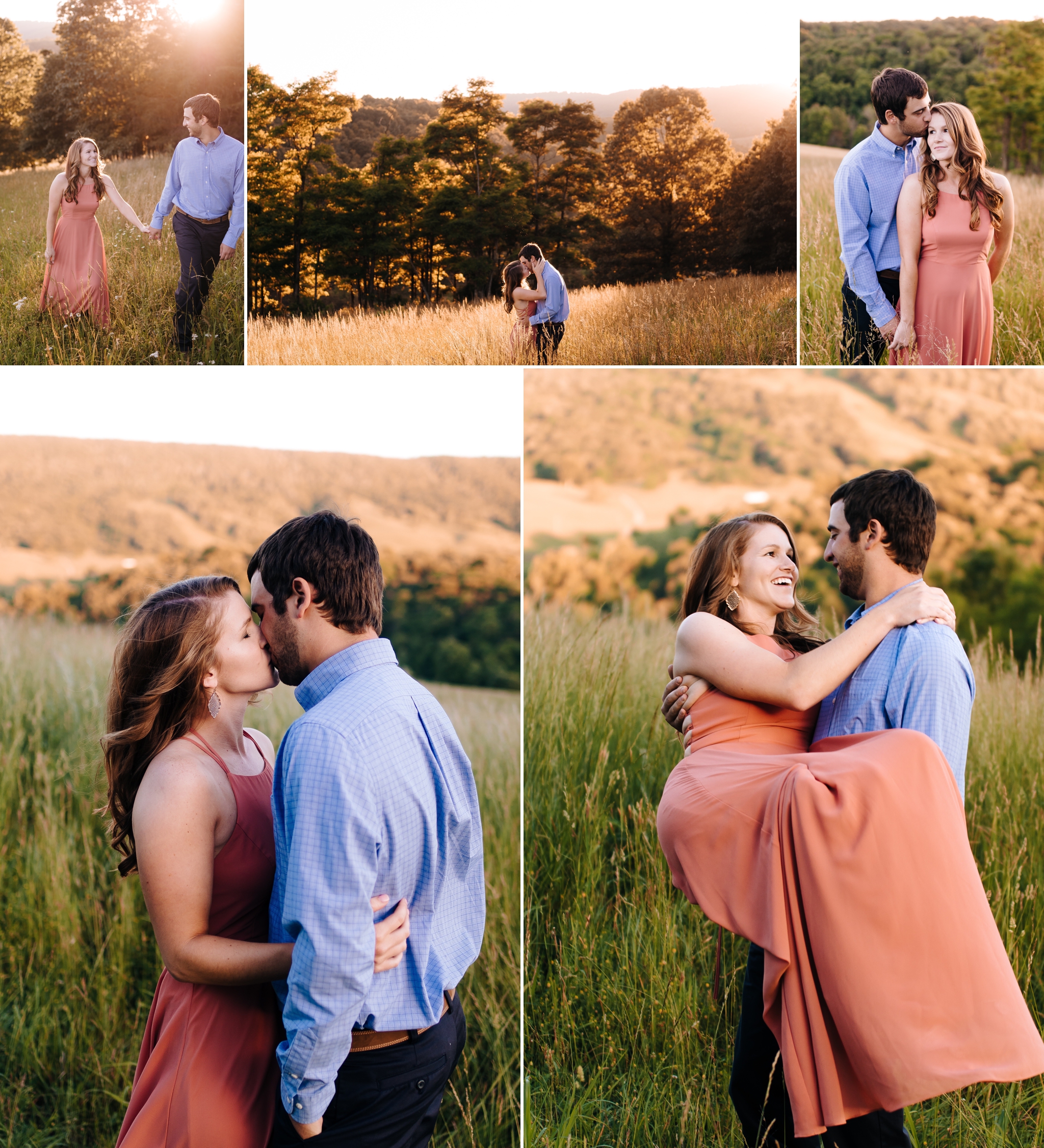 Virginia Mountain Top Engagement Lynchburg VA Jonathan Hannah Wedding Photography