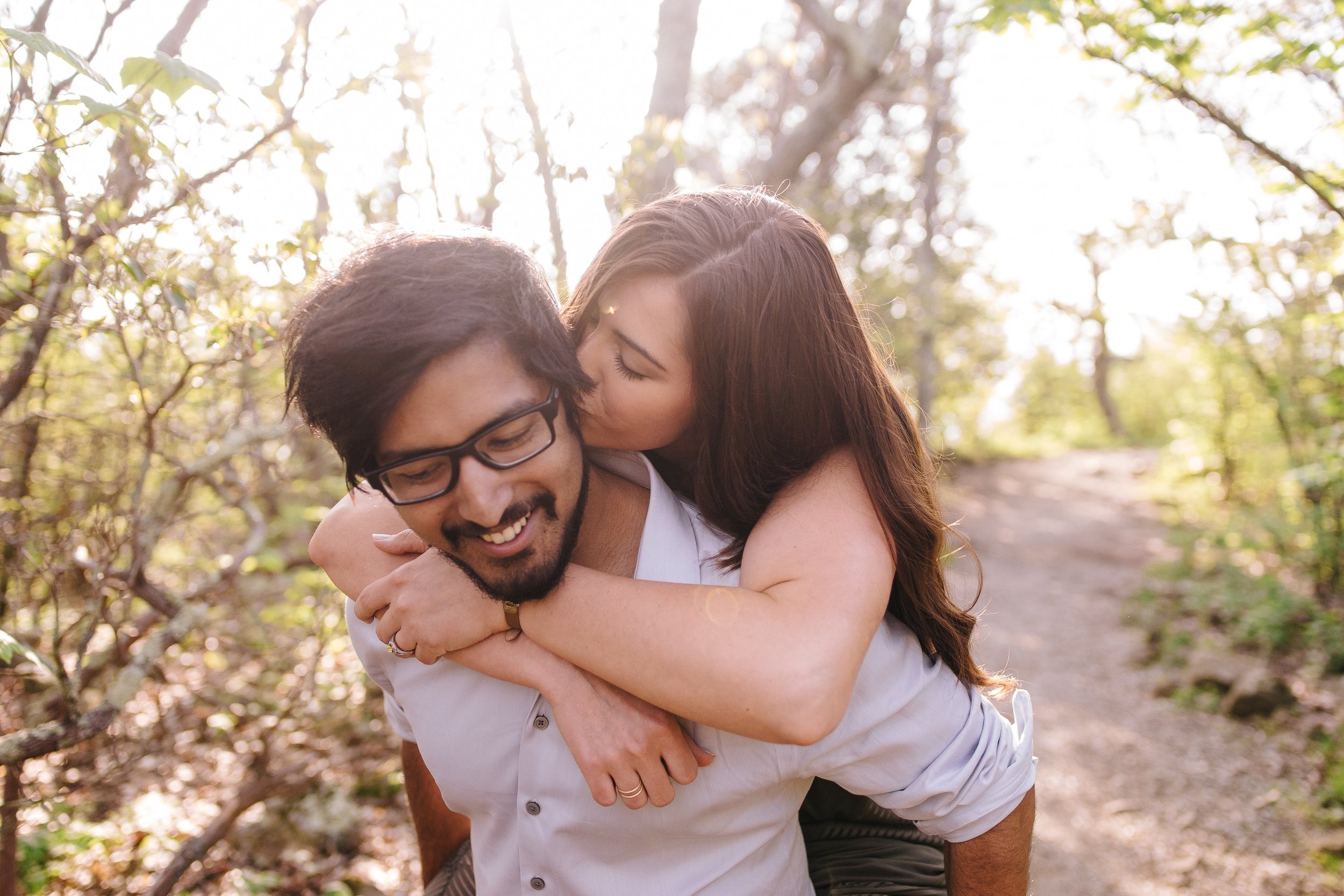 Vince &amp; Nasia's Mountaintop Engagement Session, Pt. I: The Climb | Washington D.C. Wedding Photographers at Shenandoah National Park