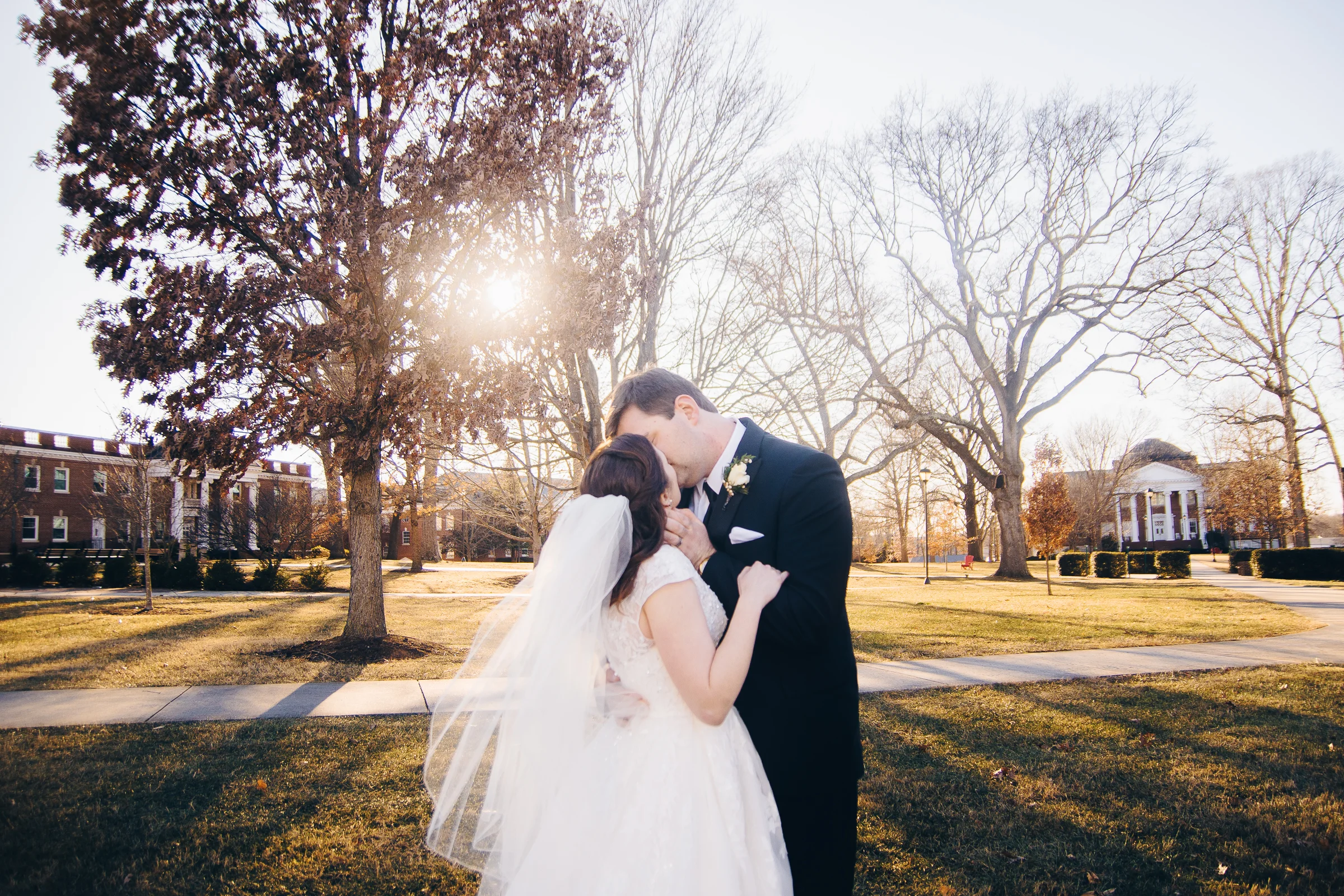 Ben &amp; Tresa's Historical Winter Wedding, Pt. III: The Portraits | Virginia Wedding Photographers in Lynchburg