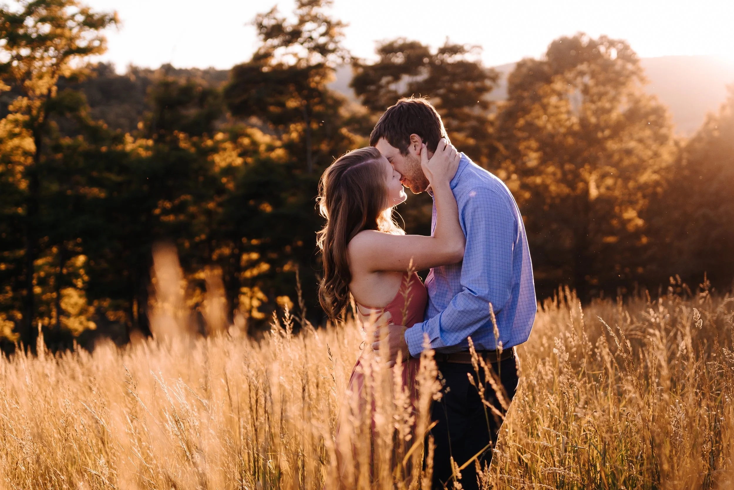 Kaleb &amp; Natalie's Mountain Ranch Engagement Session | Virginia Wedding Photographers in Newcastle