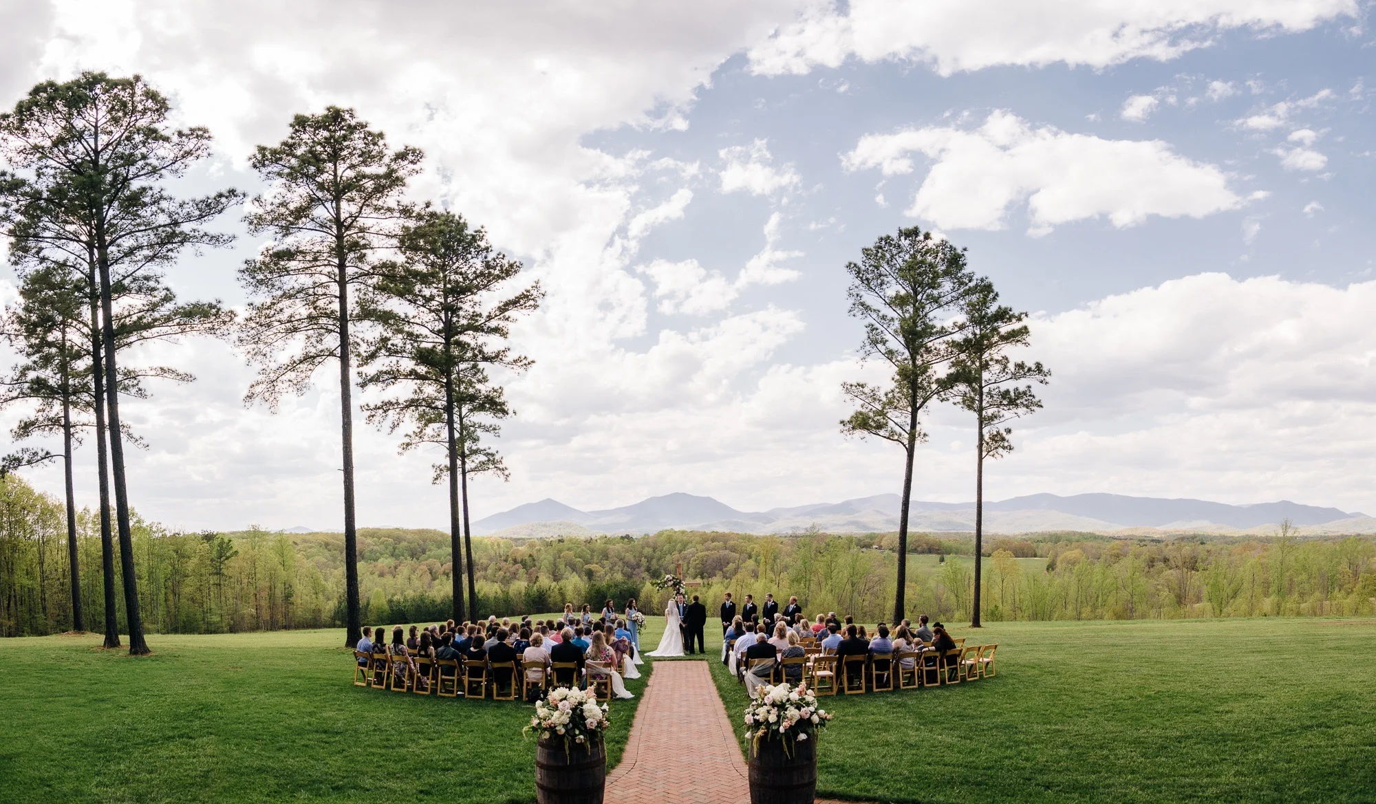 Calen &amp; Kristen's Black Tie Spring Wedding, Pt. II: Ceremony &amp; Reception | Virginia Wedding Photographers at Sierra Vista