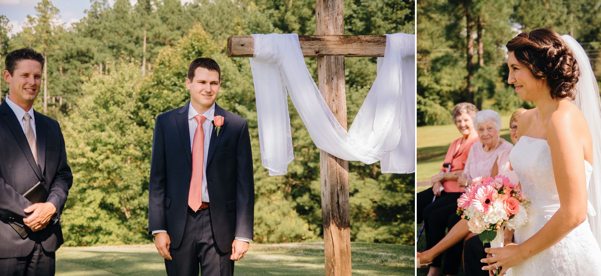 Elopement-Style Country Club Wedding Brookneal VA Hat Creek Golf Course Jonathan Hannah Photography lynchburg Virginia wedding photographers
