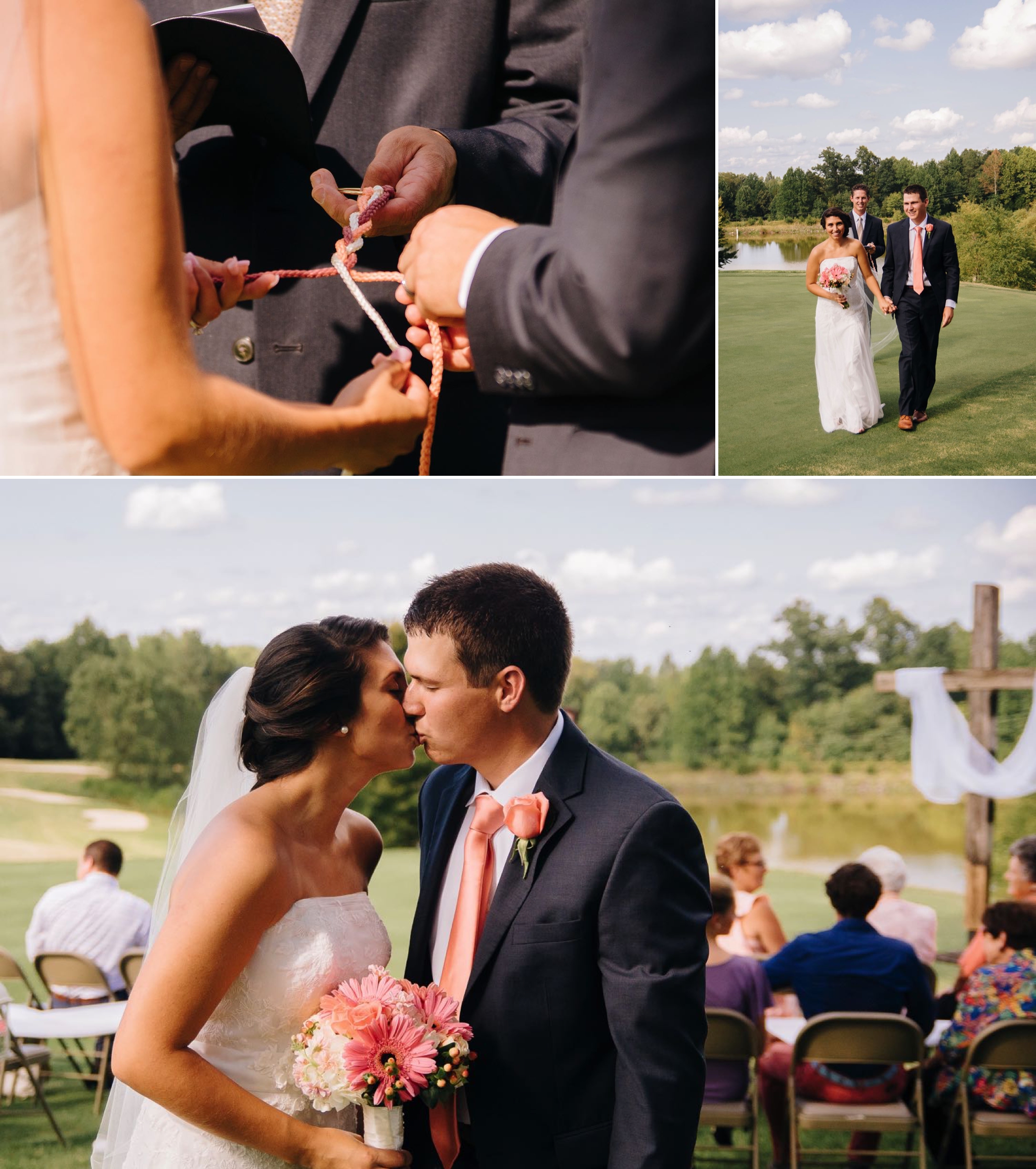 Elopement-Style Country Club Wedding Brookneal VA Hat Creek Golf Course Jonathan Hannah Photography lynchburg Virginia wedding photographers