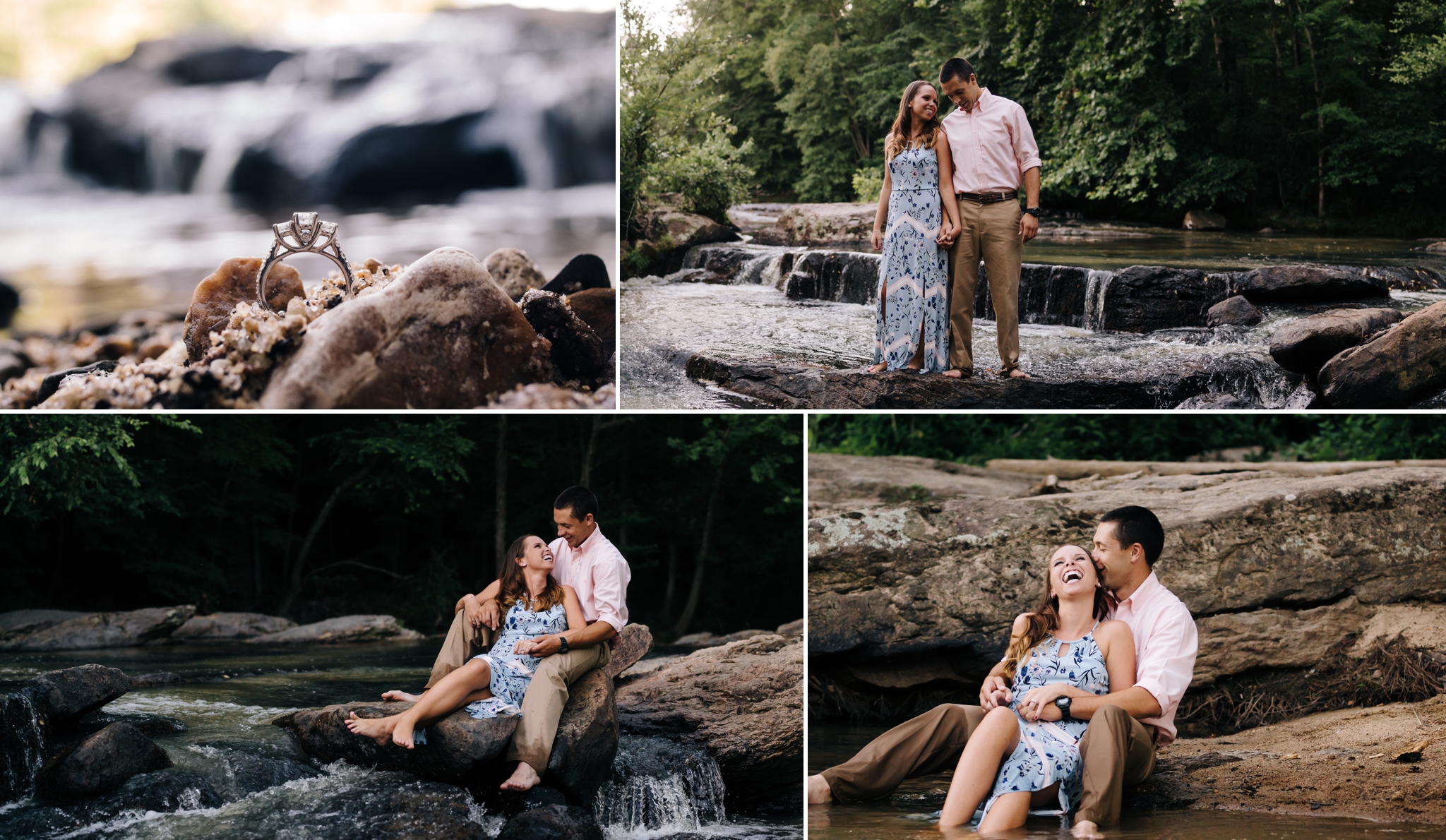 engagement_session_in_Virginia_at_waterfall_by_Jonathan_Hannah_photography