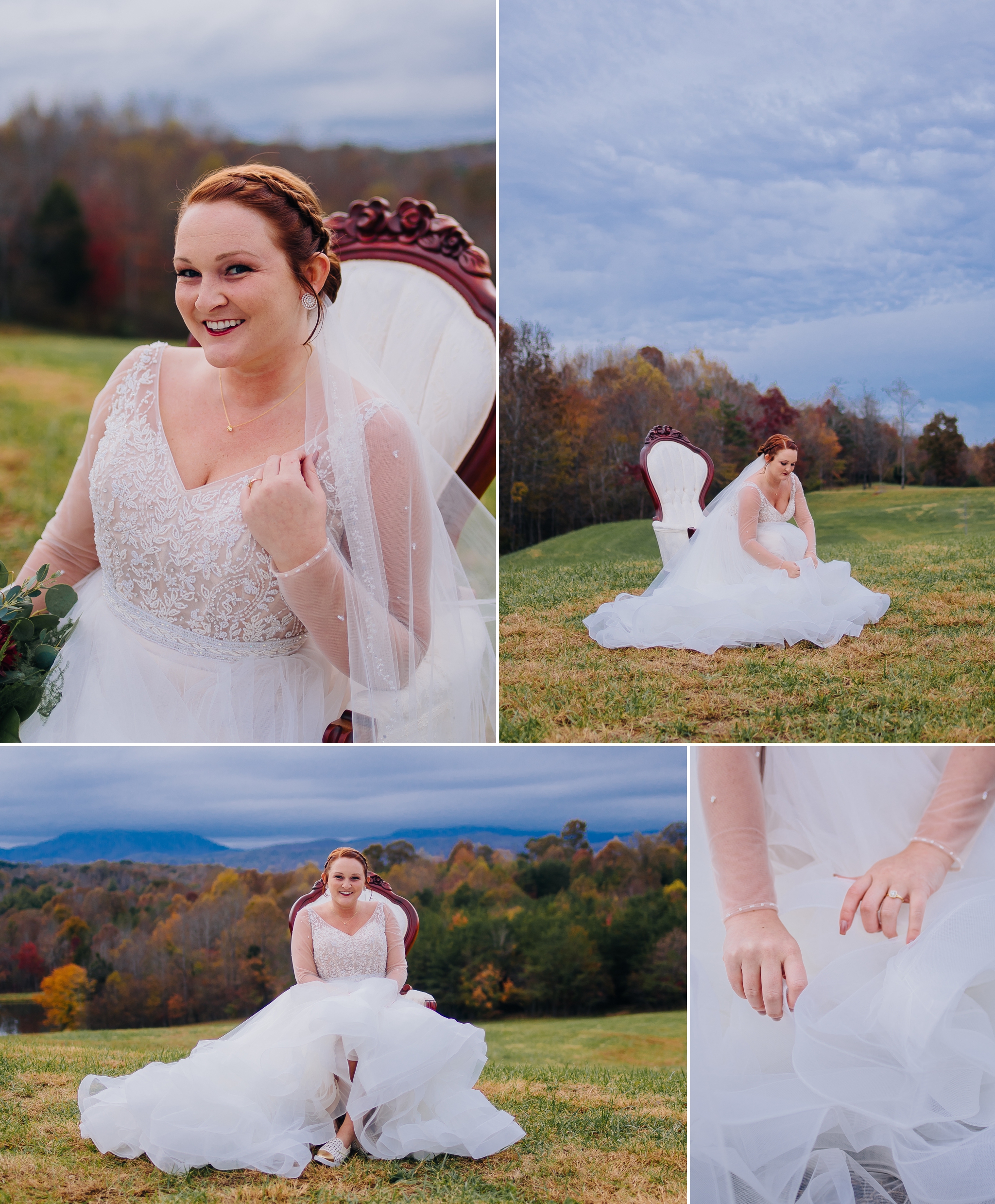 Bride_in_wedding_dress_on_mountaintop_at_glass_hill_venue_Ynchburg_virginia_overlooking_blue_ridge_mountain_by_jonathan_and_hannah_photography