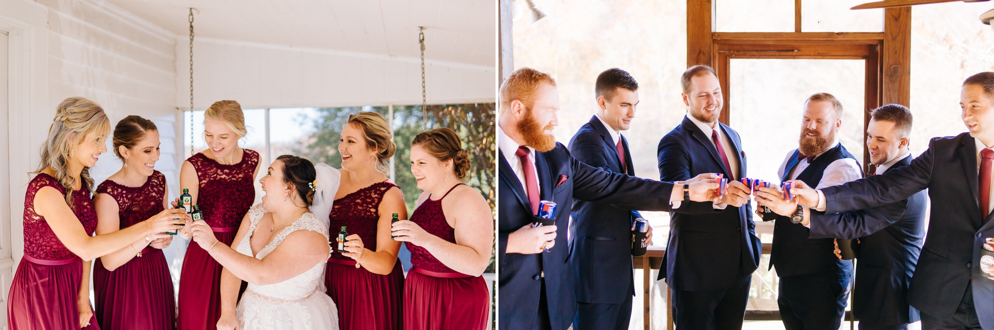 Bridal_party_taking_shots_before_ceremony_at_wolftrap_farms_by_jonathan_and_hannah_photography