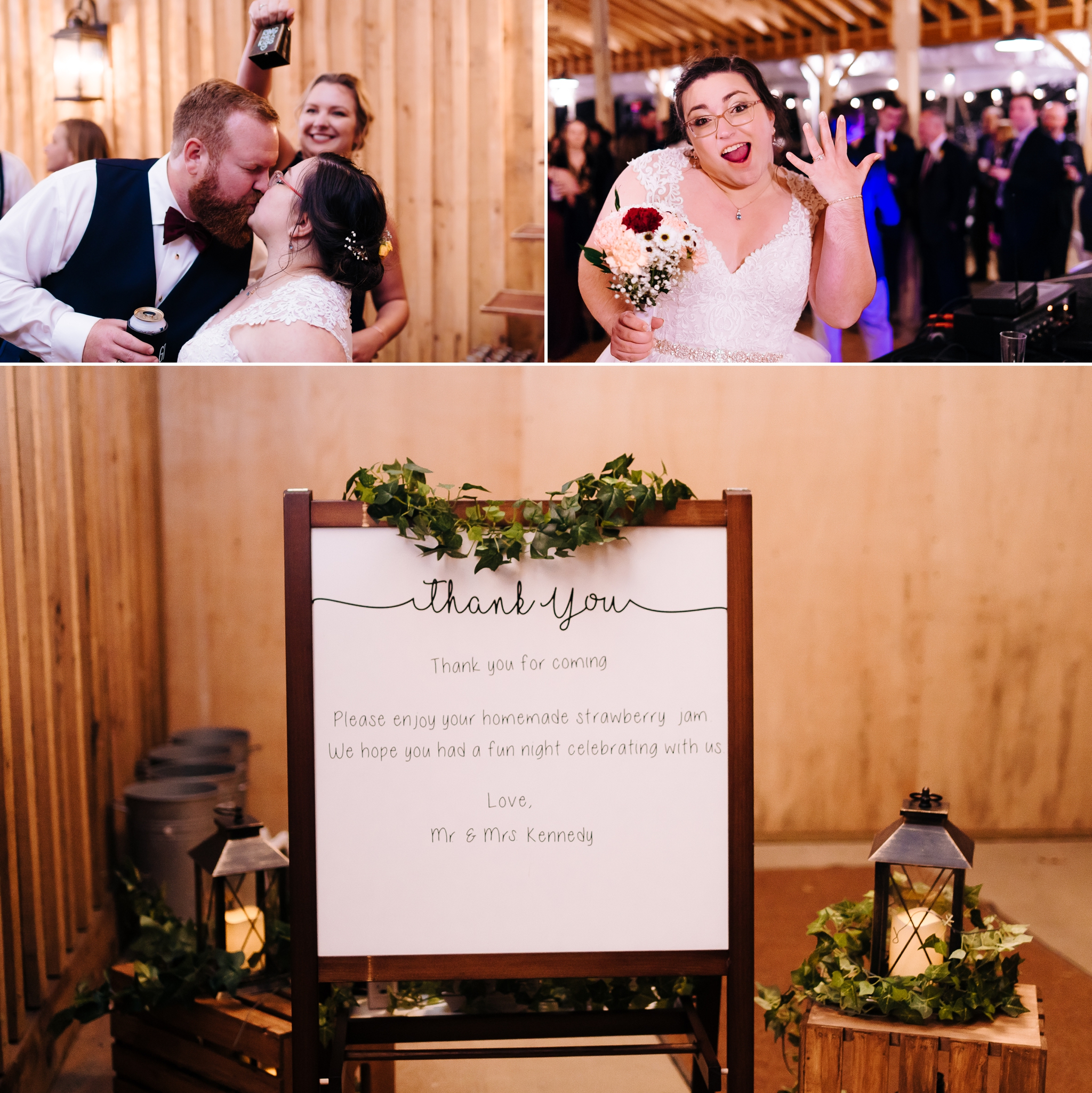 Bride_and_groom_kissing_at_recpetion_with_exit_sign_at_wolftrap_farms_by_jonathan_and_hannah_photography