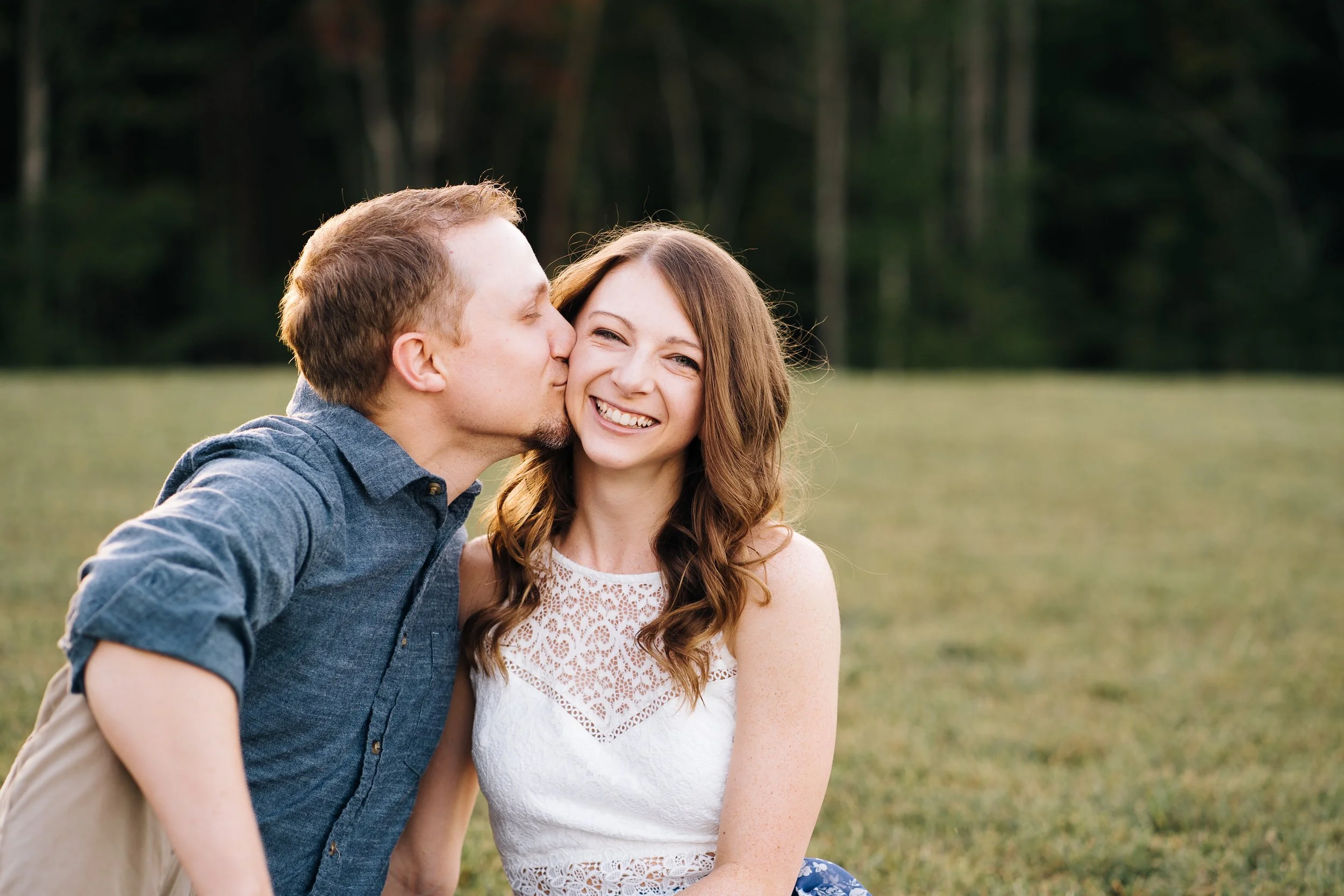 Daniel &amp; Julie’s Blue Ridge Engagement Session at Glass Hill, Virginia
