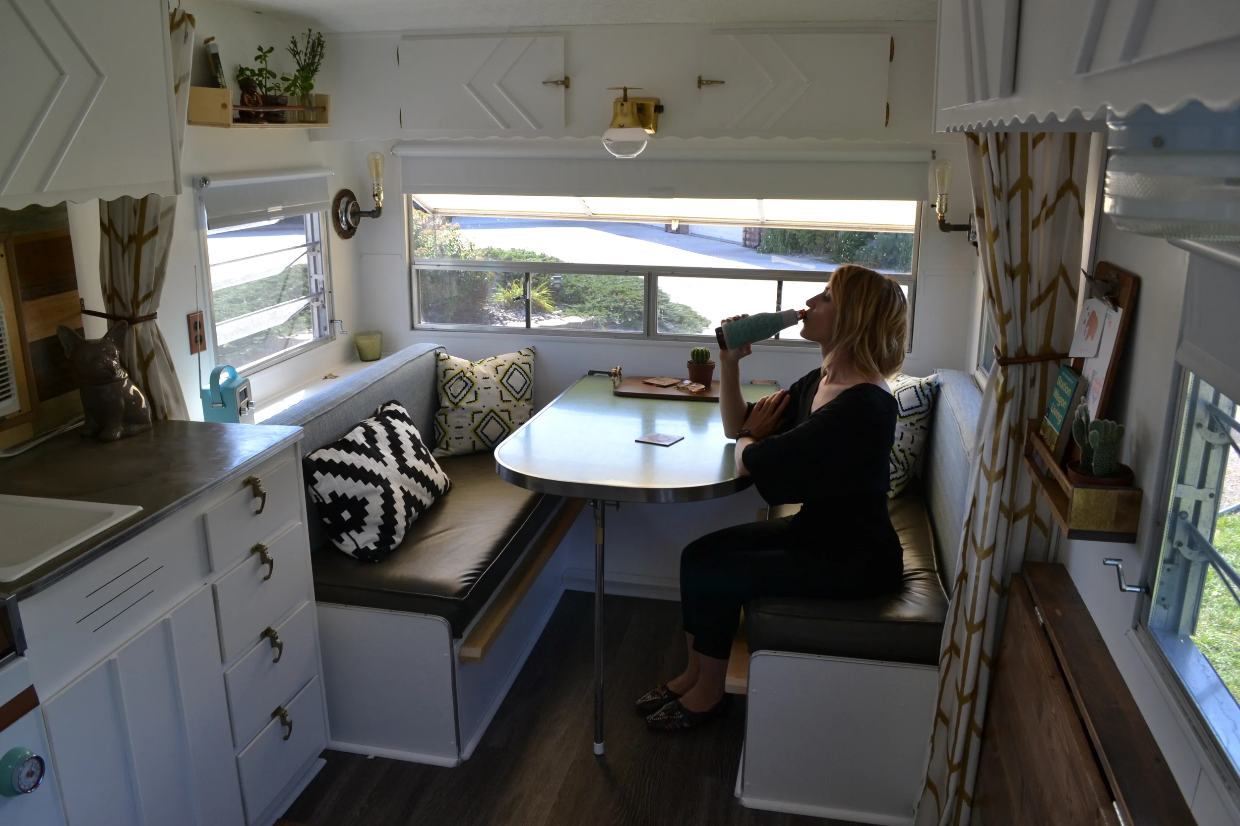 How to Reupholster your Travel Trailer Cushions in just Five Weekends!