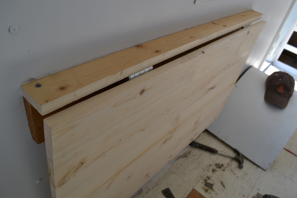 Forget Ikea Build Your Own Folding, Diy Desk That Folds Into Wall