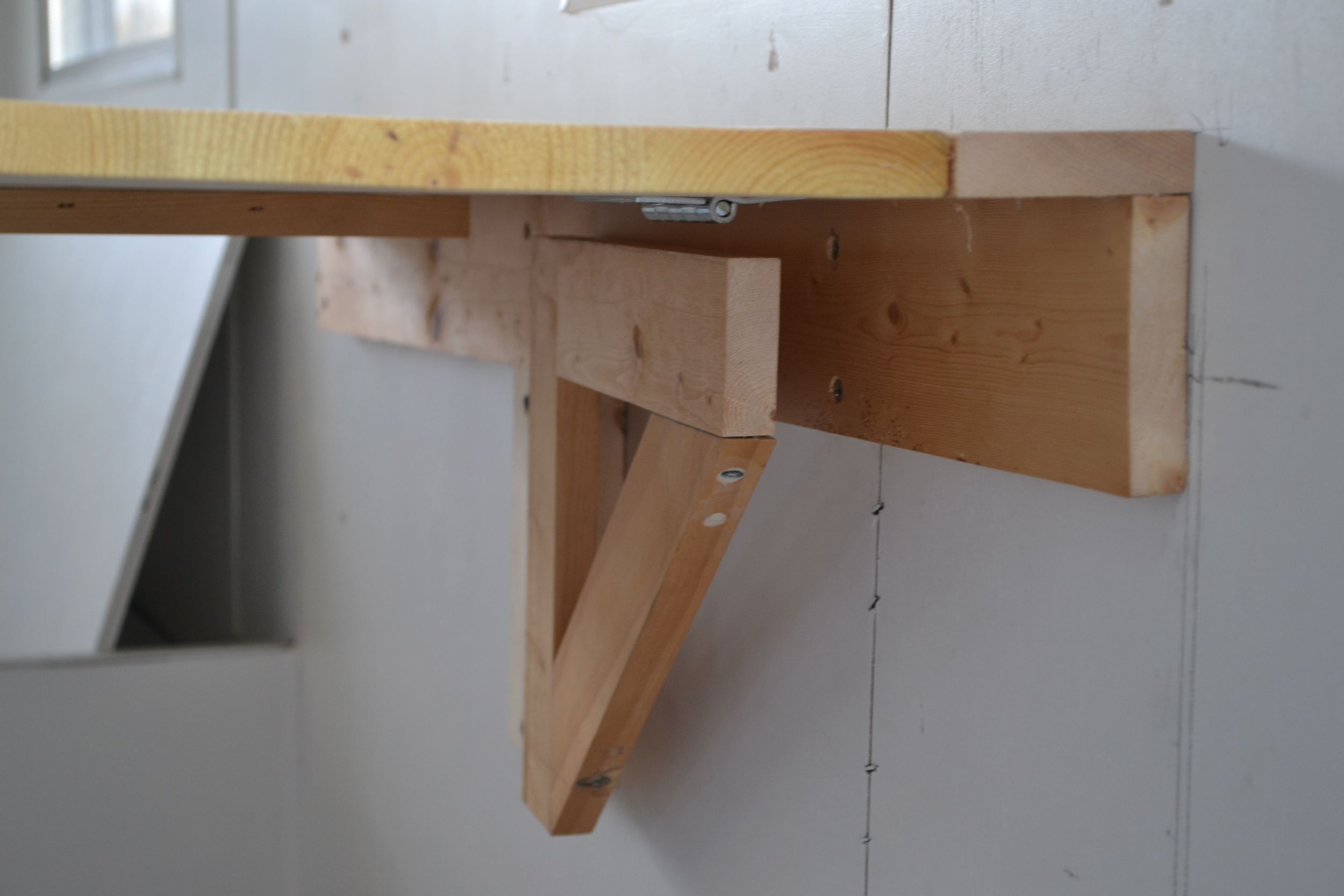 Forget Ikea Build Your Own Folding, How To Build A Wall Mounted Fold Up Desk Ikea