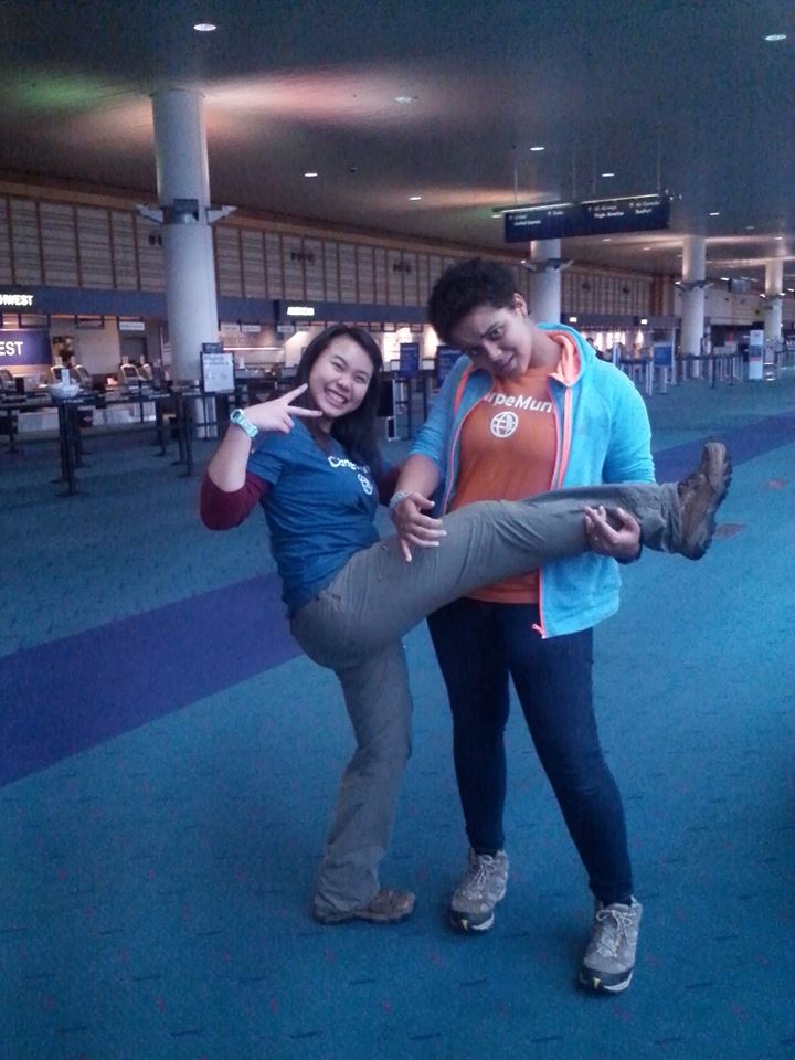 Lily and Kesia are off to Central America with their leaders Jess and Ben. 