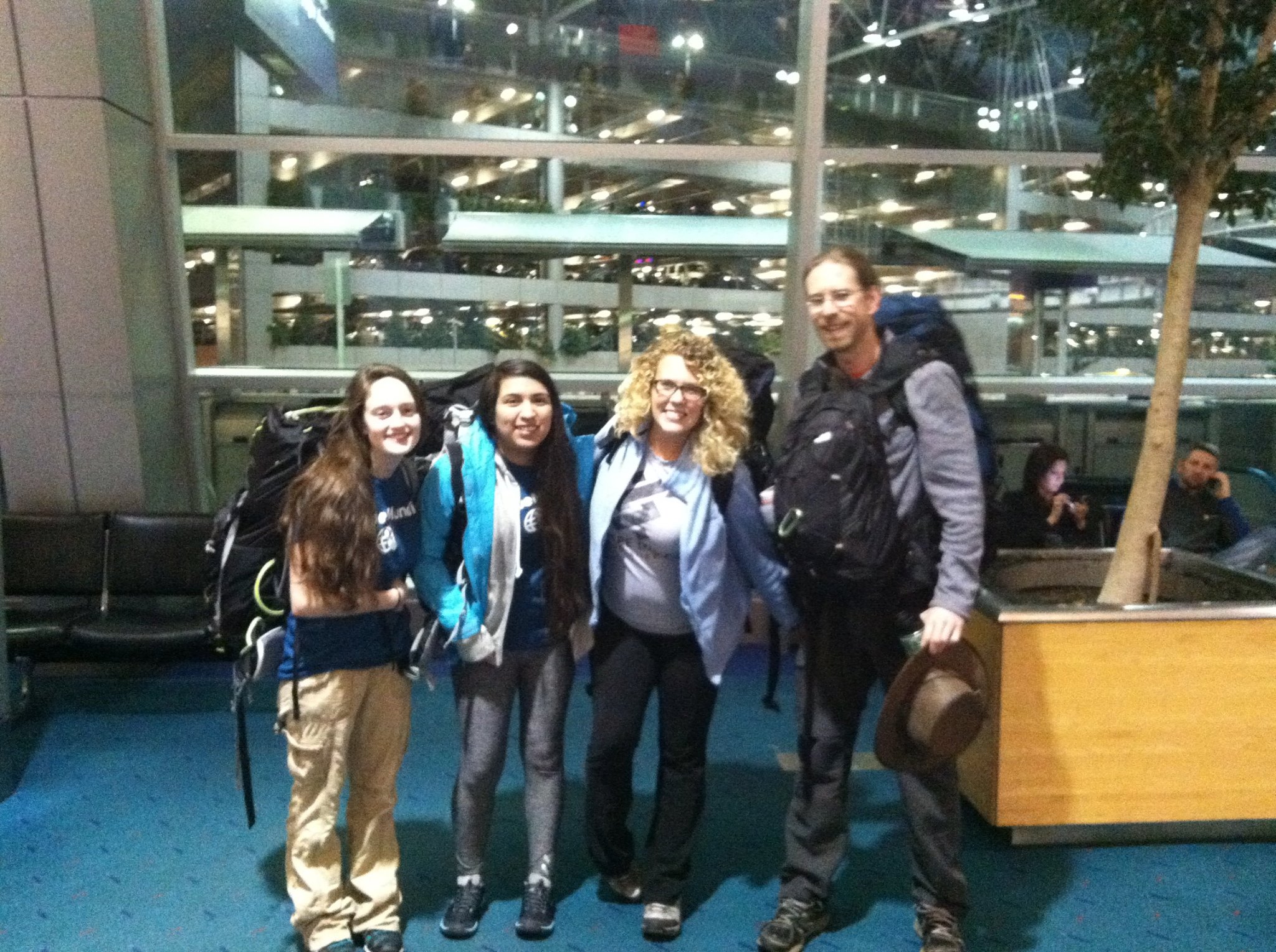 Cassandra and Cat are off to Africa with David and Megan. 