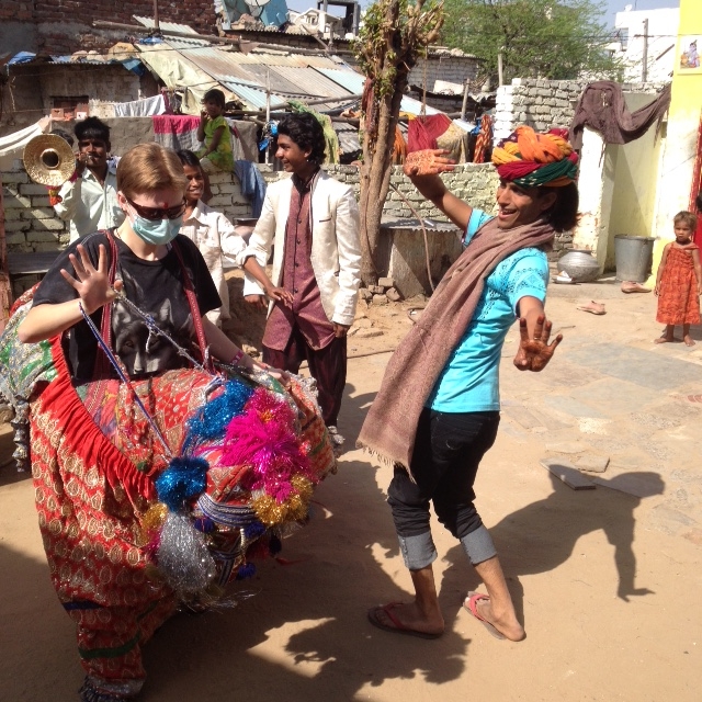 Dancing in the streets...Jai Ho