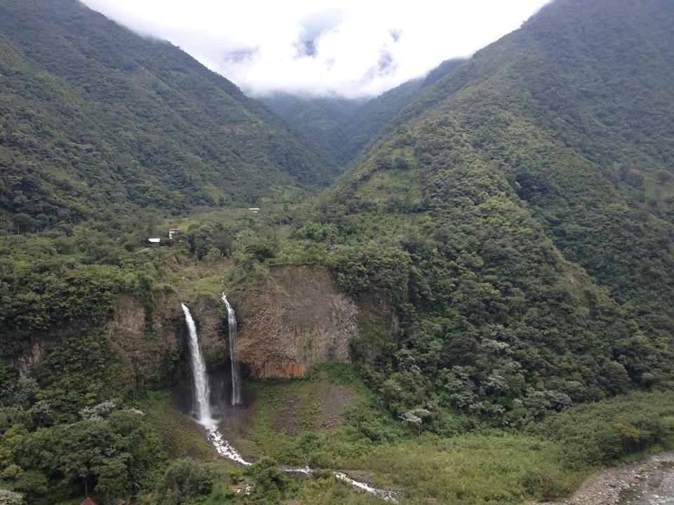 So, we totally ziplined across this valley! 