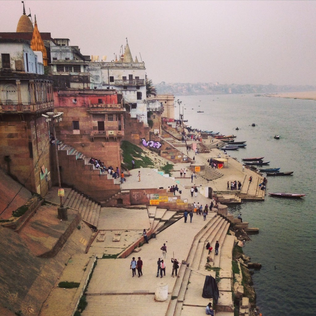 Overlooking the holy Ganges River