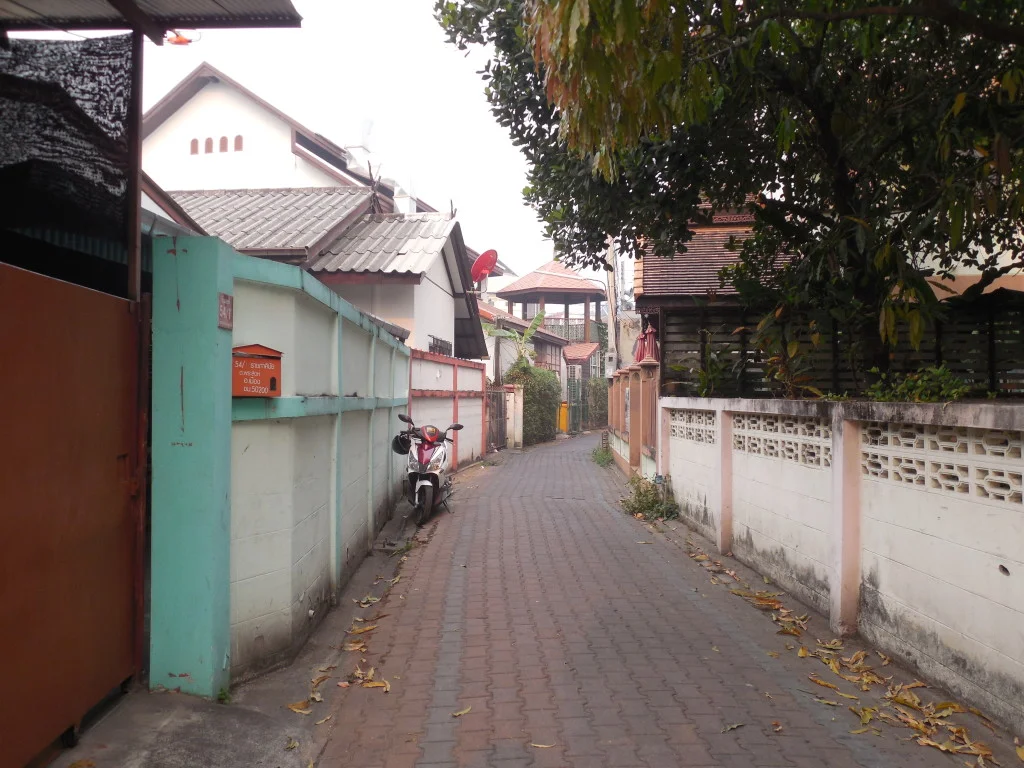 Alley way in Chang Mai, Thailand