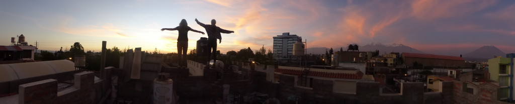 Sunset above Arequipa