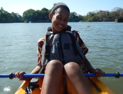 Rebekah in Nicaragua.