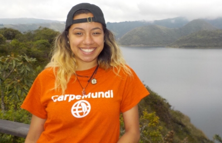 Brenda in Ecuador.