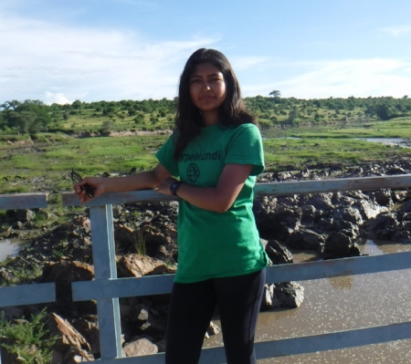 Nanci during travel