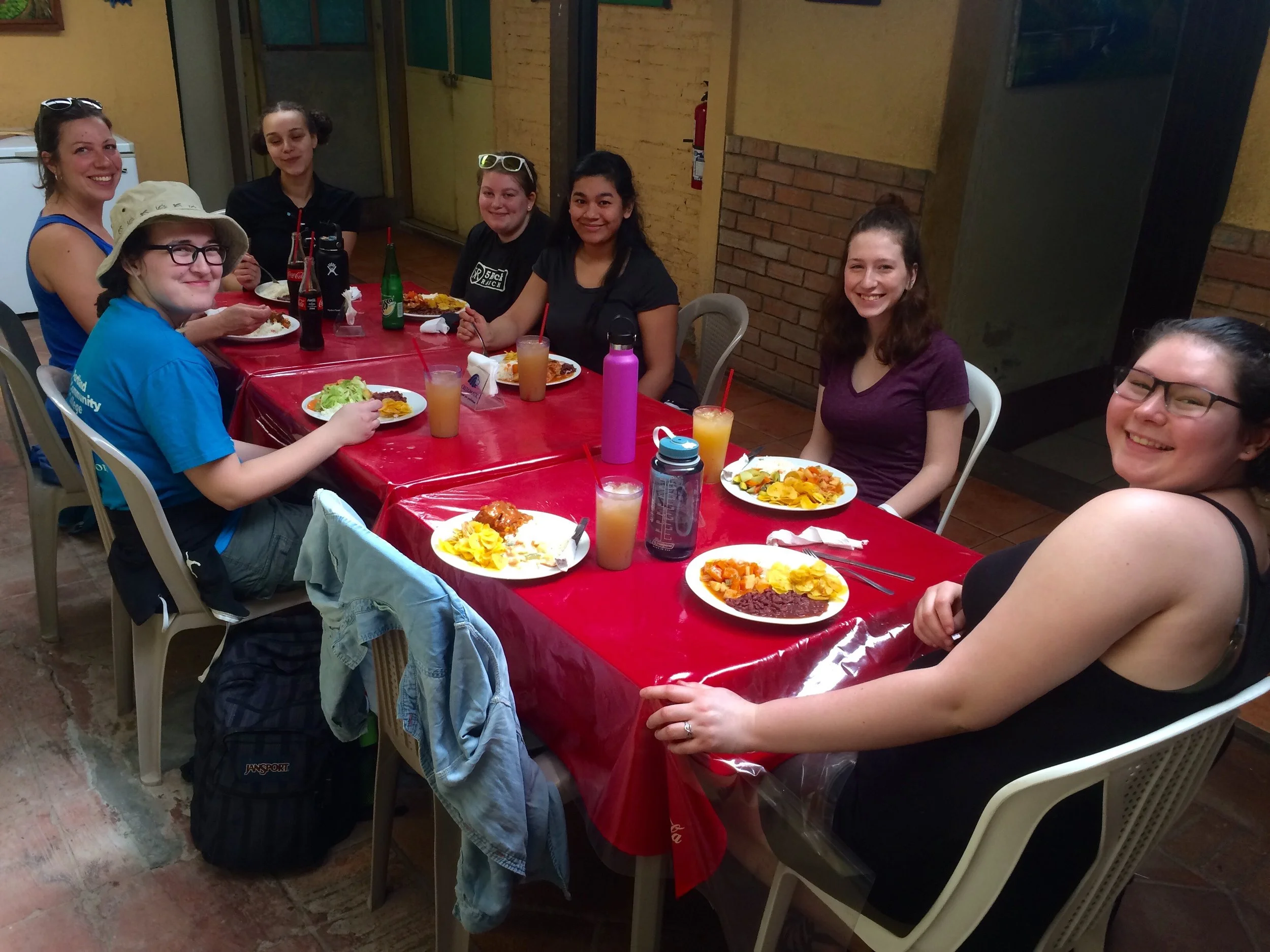 First lunch out in Matagalpa. Everyone loved the food!