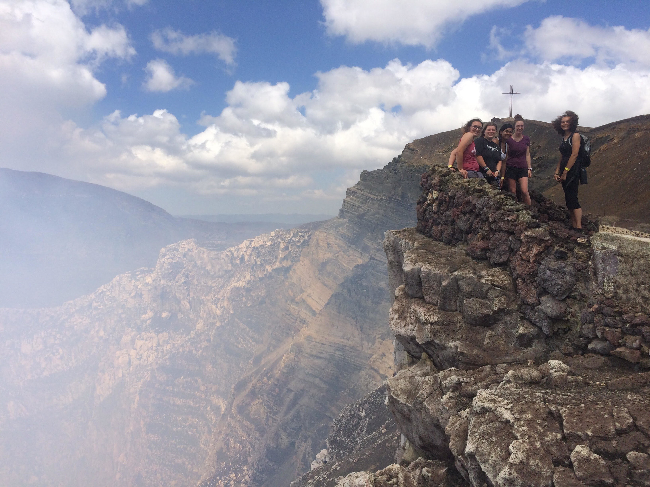 Trip to Volcán Masaya to look down into the crater of an active volcano. 