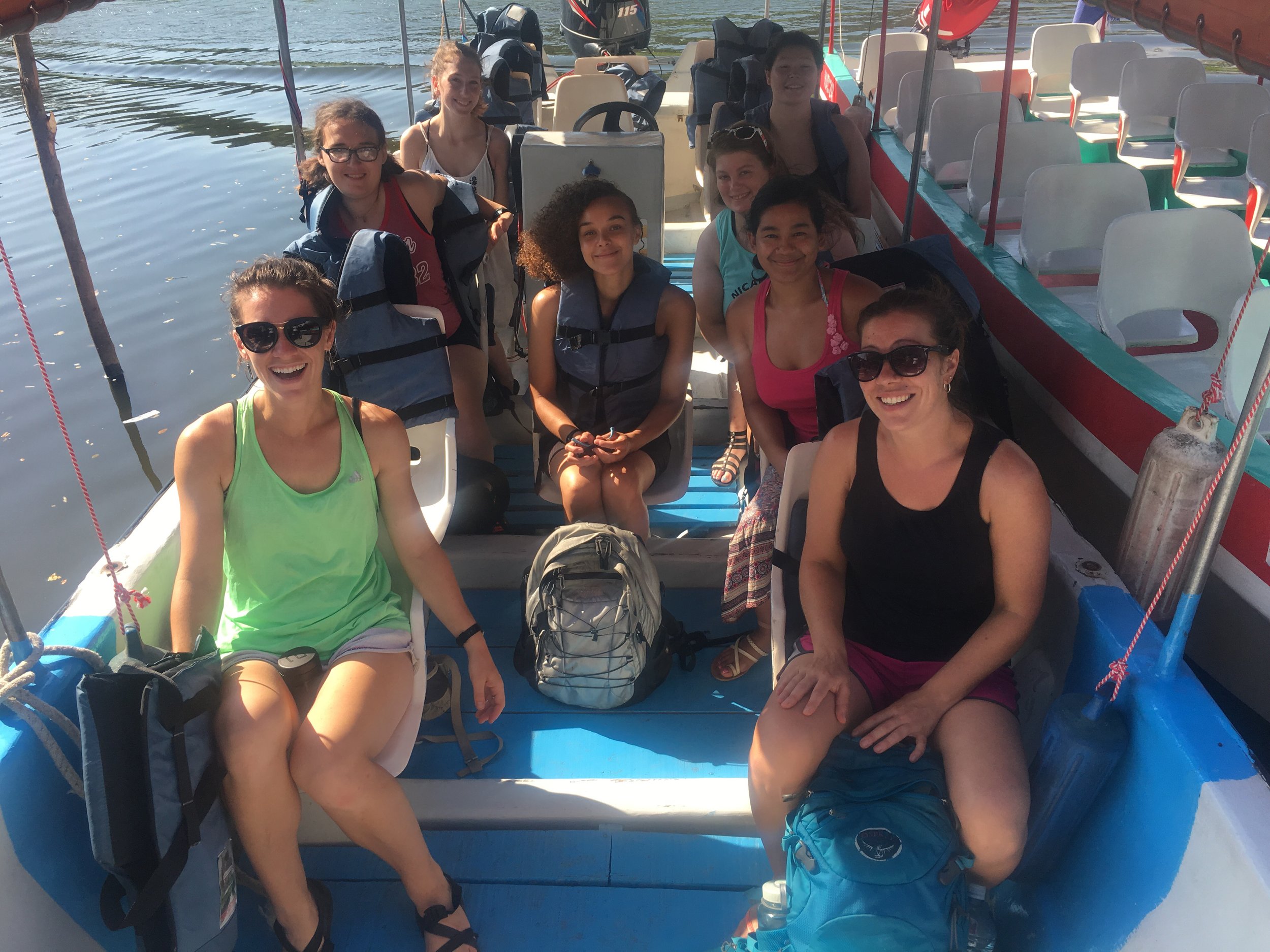Heading out for a boat tour of Las Isletas (little islands) in Granada. 