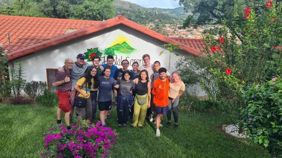 LEAVING ORIENTATION FOR OUR FIRST TREK!