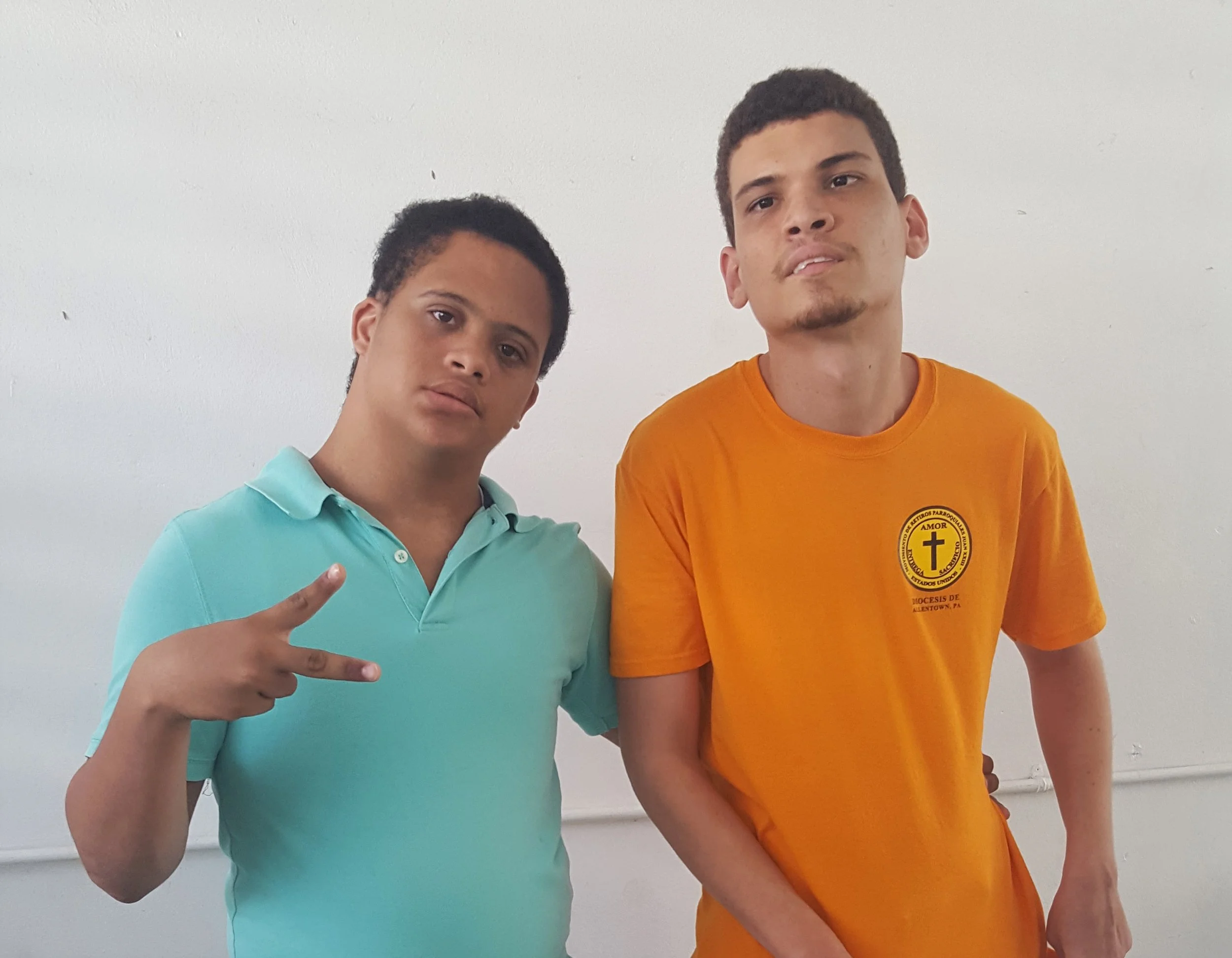 Nelbis and Cesar met in the adolescent program and quickly became best friends.