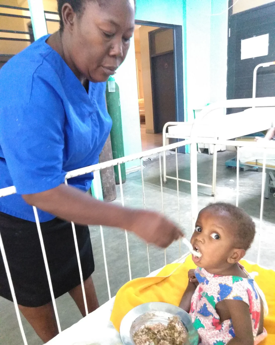 A portion of the ICC USA Emergency funds were used to buy food for inpatients.