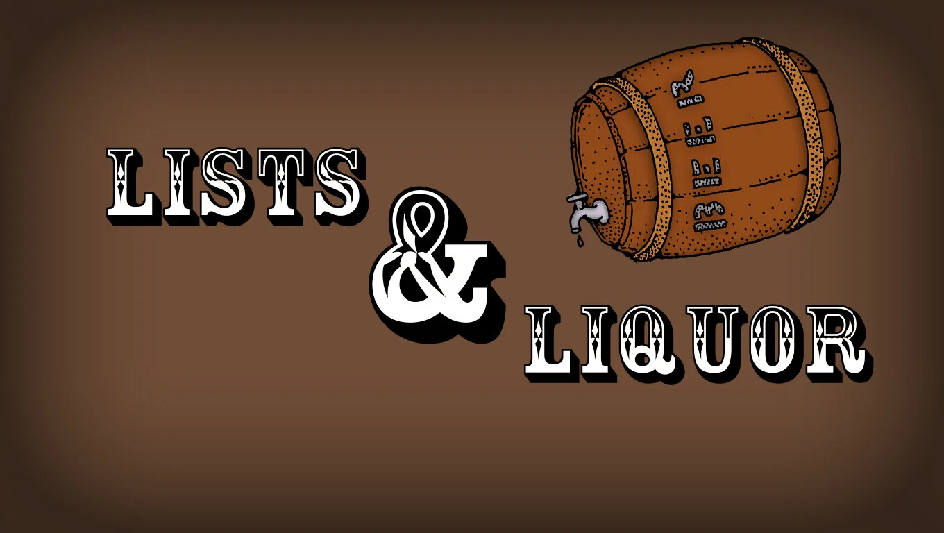 Episode 19 - Lists and Liquor(Supporting Characters)