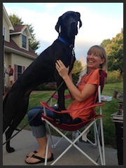 Maggie, the Great Dane " Dr. Maxwell taught us that understanding the problem from your pet's point of view is the key to changing their behavior." Sarah and Greg Lee Blacksburg, VA