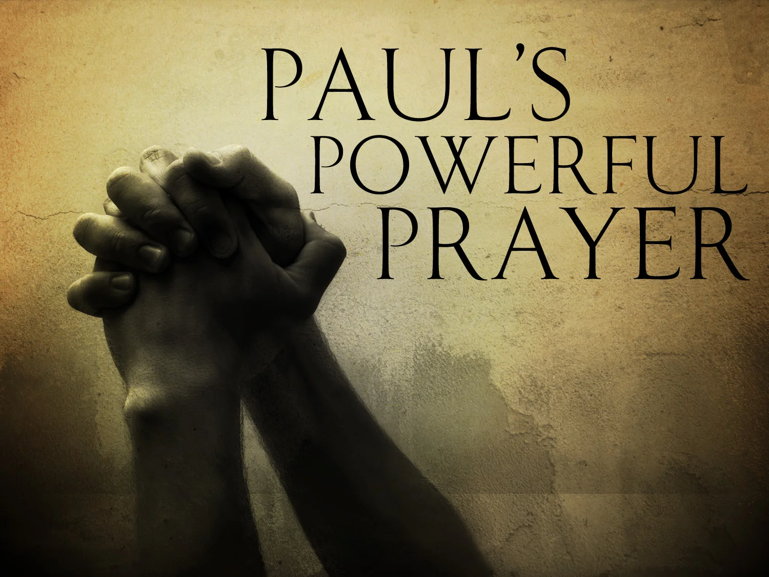 Pray Like an Apostle
