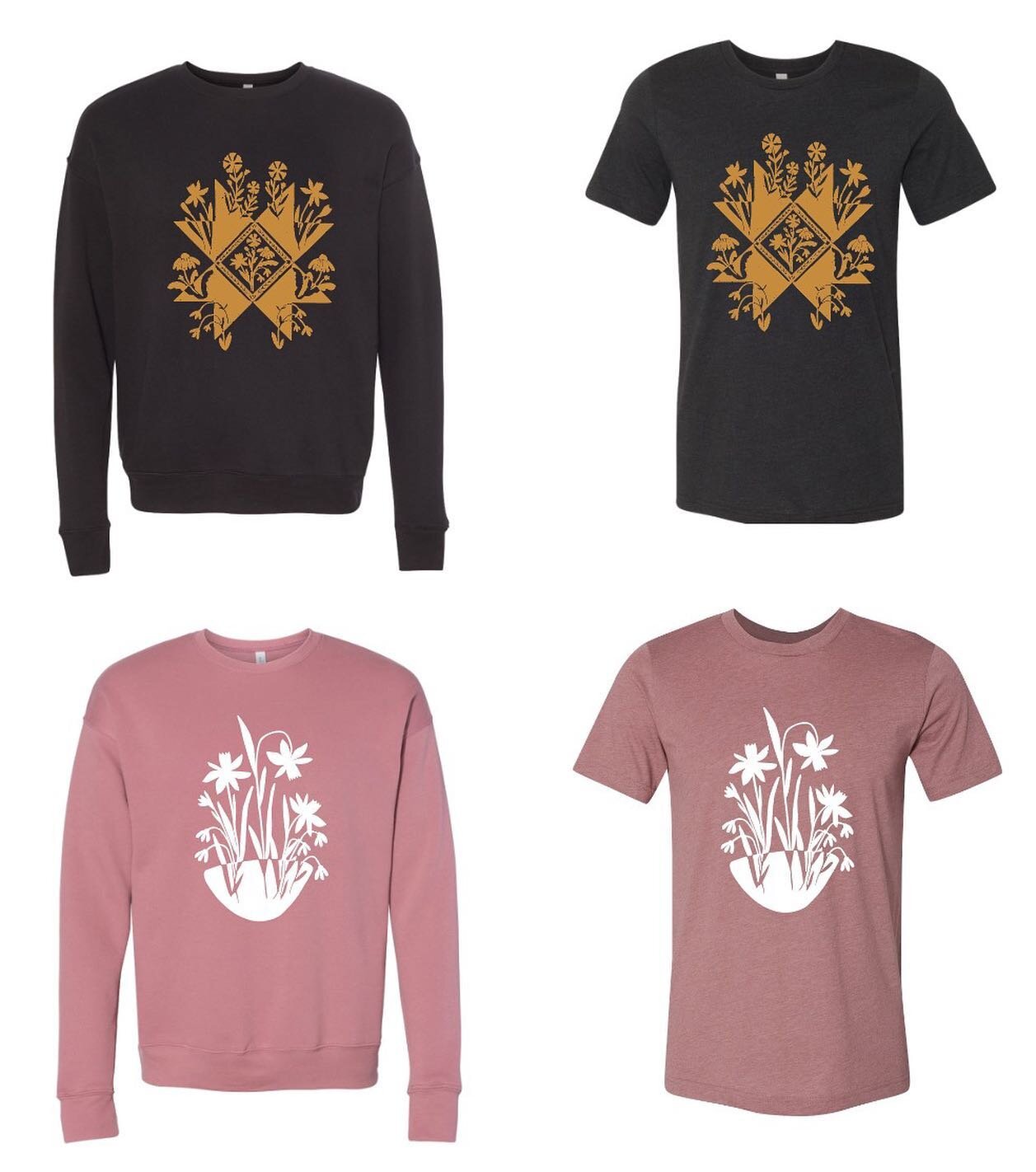 Sustainably made sweaters and Tees featuring my artwork! 
4 more days to order!! Orders close April 9!

-shipping estimate May 2021
-for more info: www.richellebergen.com