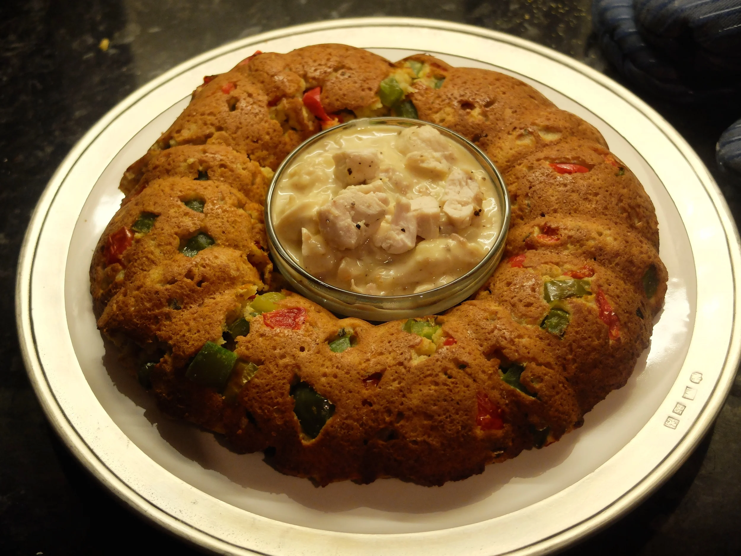 Holiday Almanac December 28: Festive Corn Ring with Creamed Turkey