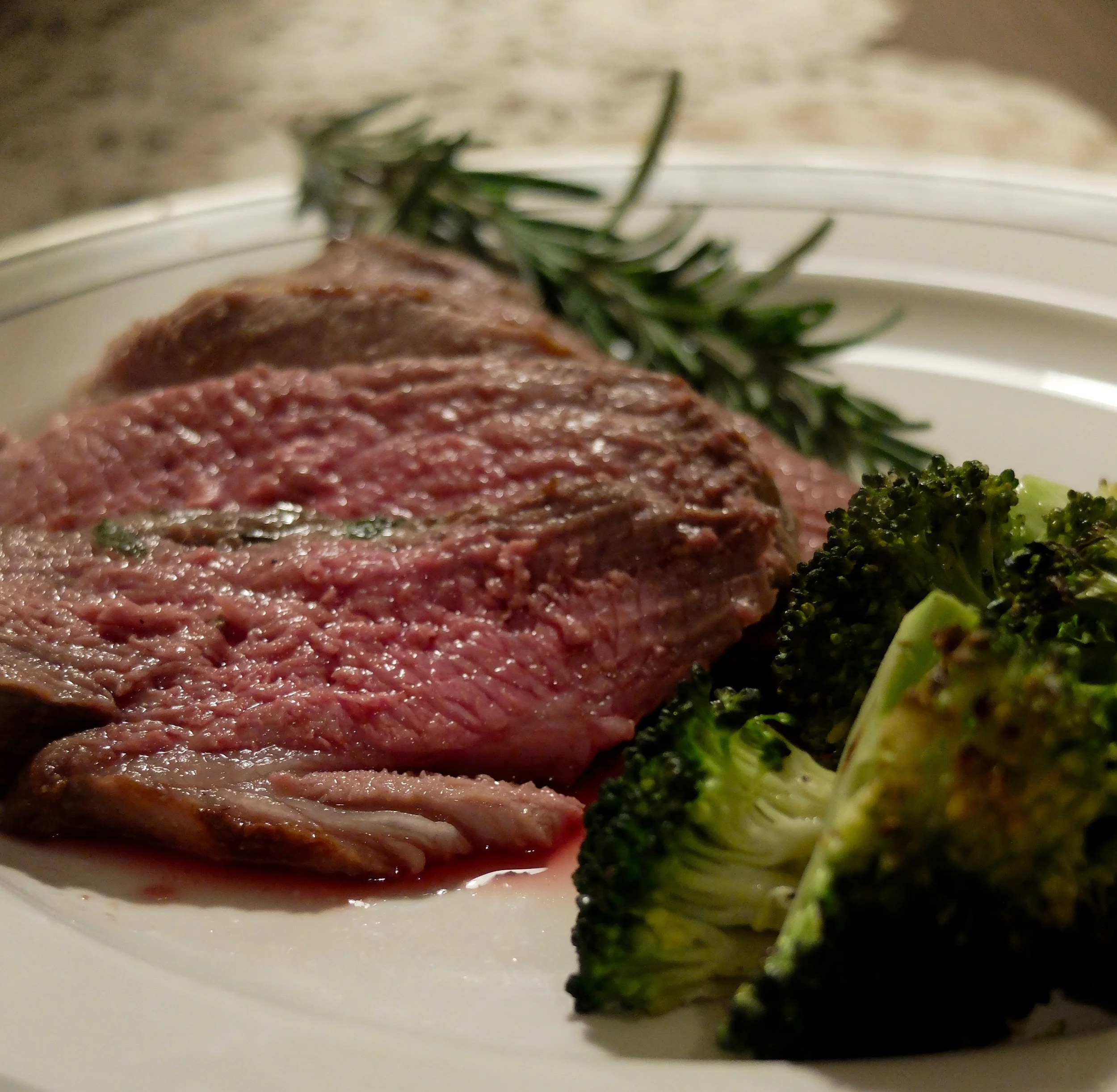 Leg of Lamb with White Wine and Herbs