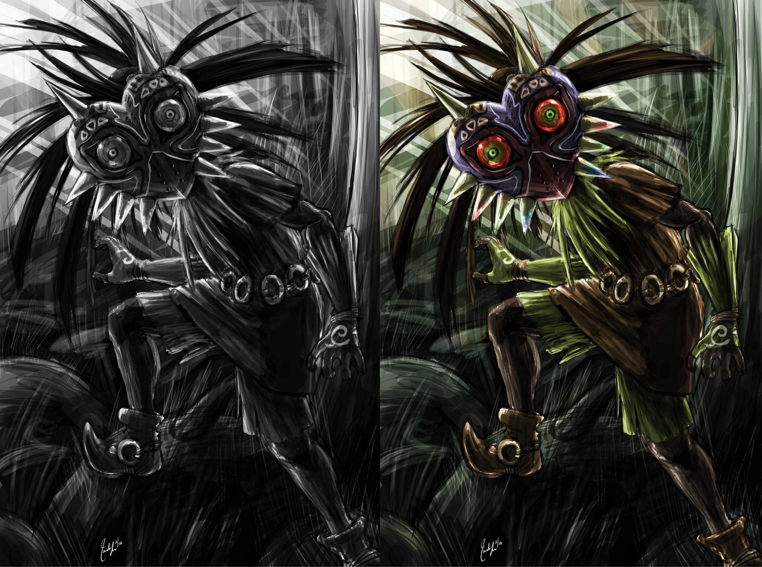 The Legend of Zelda - Skull Kid Encounter (FOR SALE)
