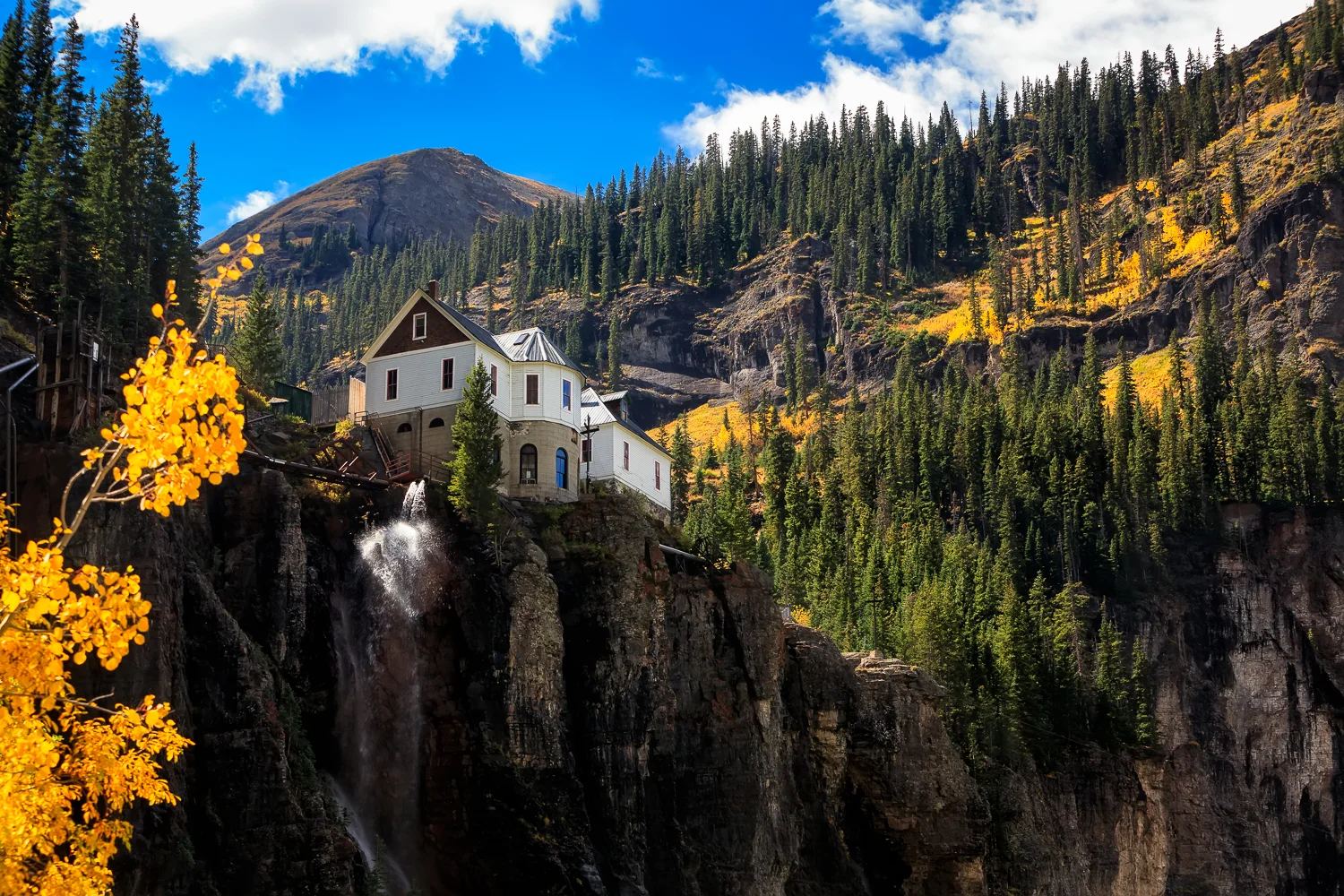 Bridal Veil Falls Hydro Station, Telluride, Colorado