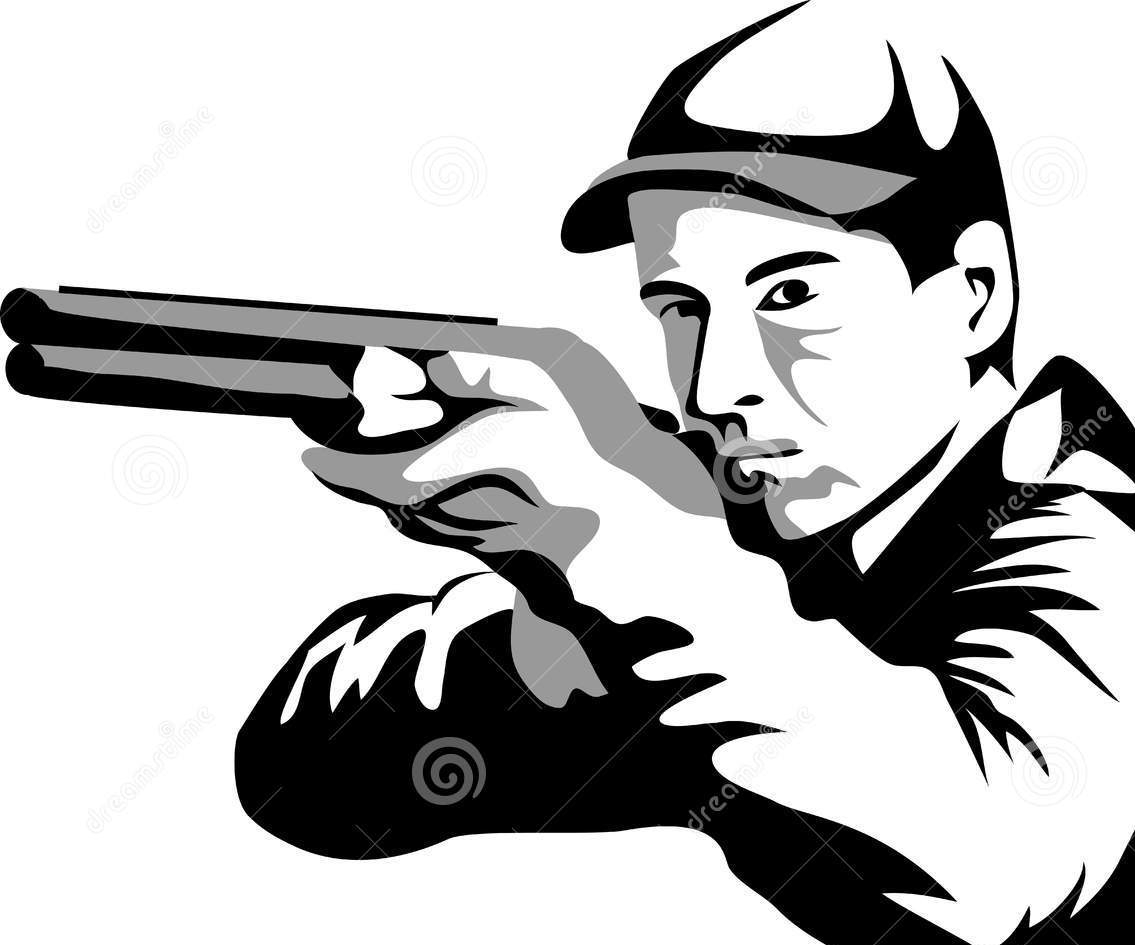 shooter-clipart-shooter-aiming-shotgun-grayscale-illustration-30389815.jpg