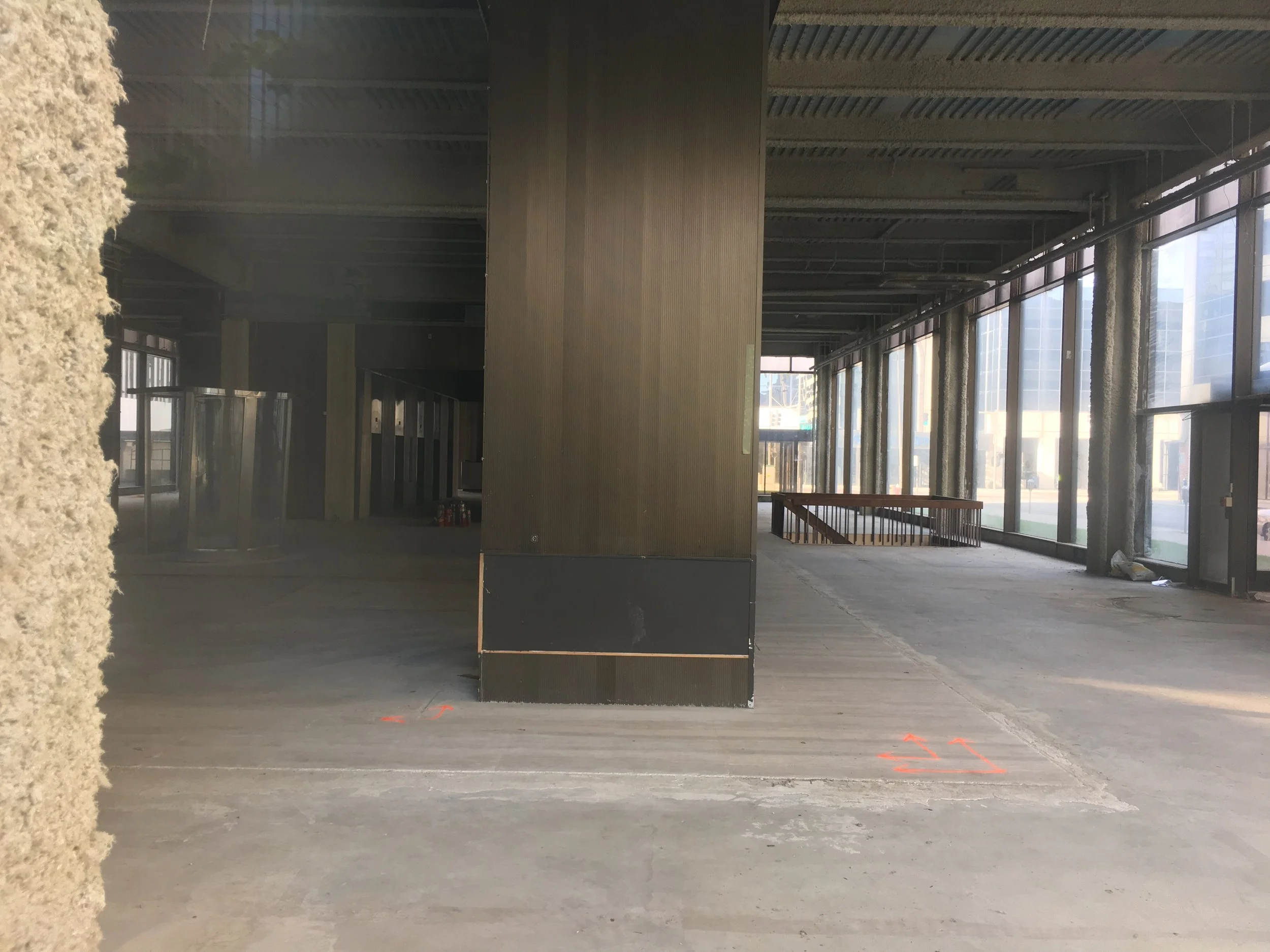 Interior View During Construction