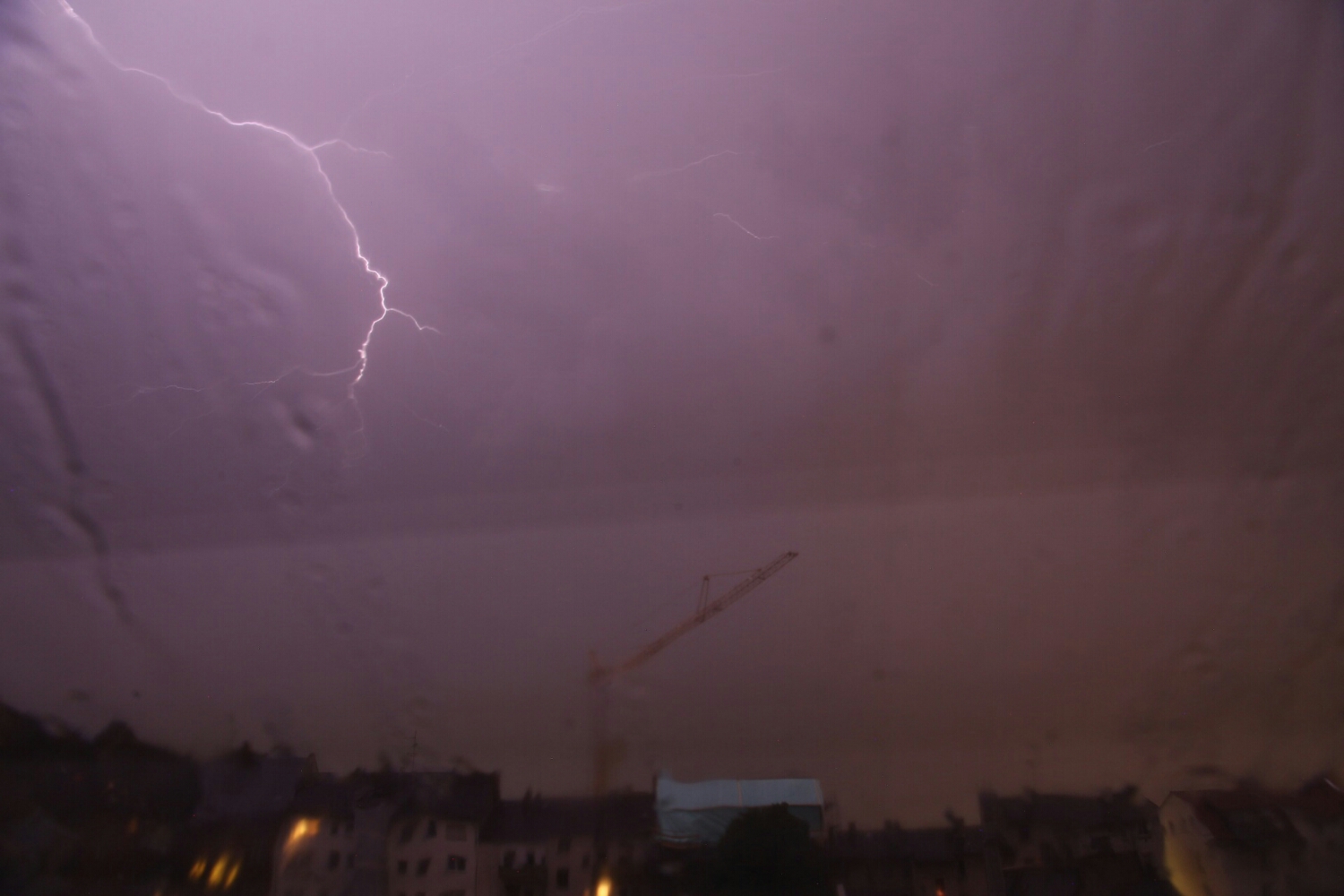 then the heavens opened