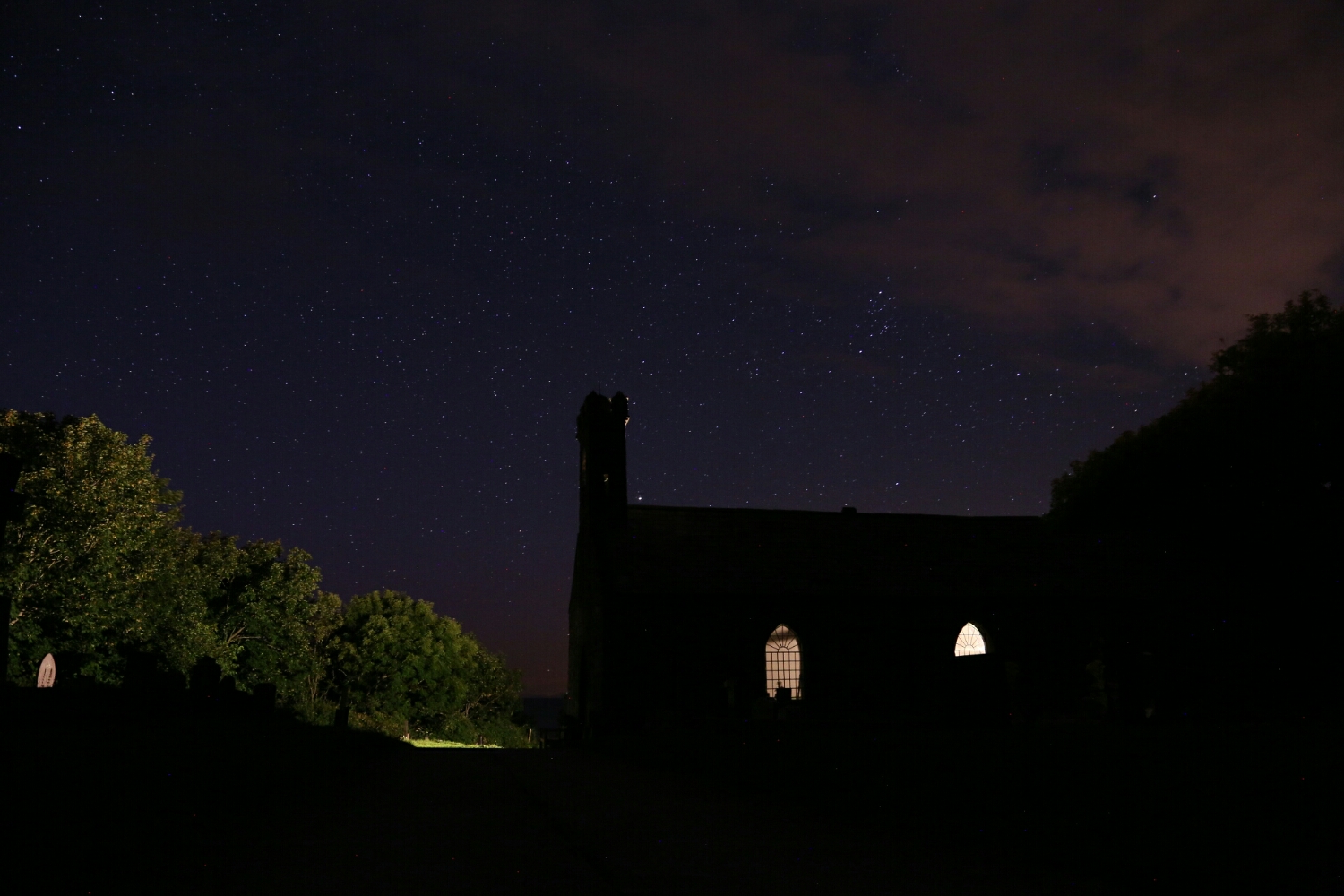 Waiting for shooting stars